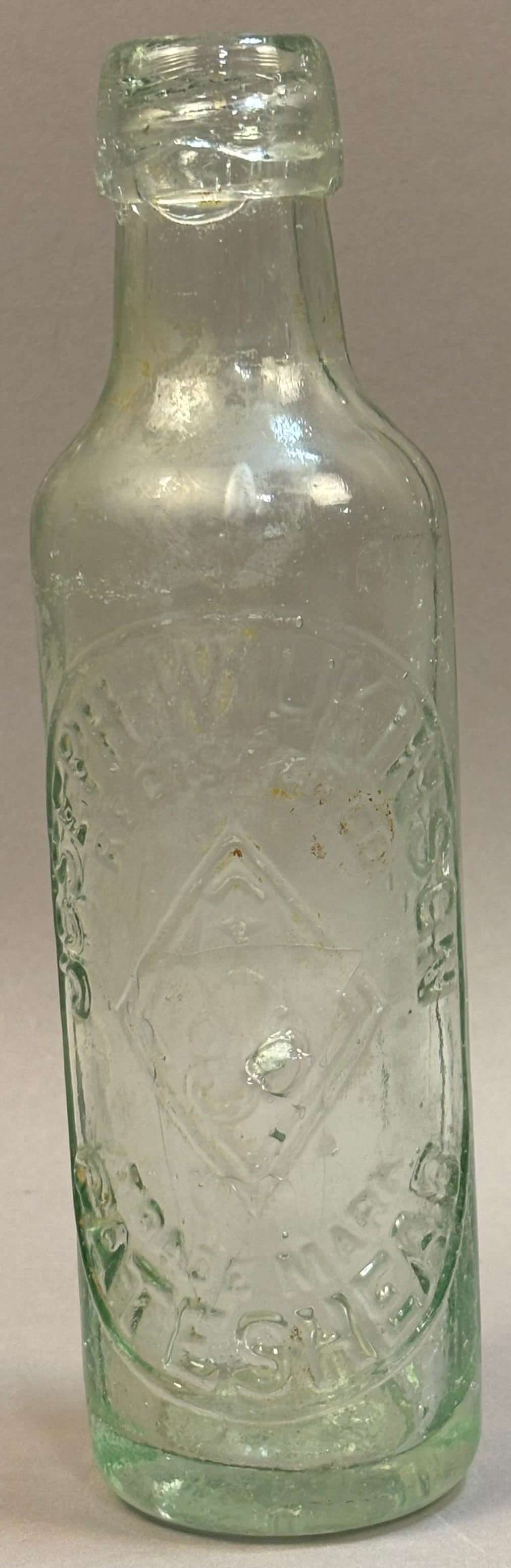 Joseph Wilkinson Gateshead Glass Bottle: Measurements in photos PLEASE NOTE WE OFFER IN HOUSE SHIPPING & HAVE BIDDING AVAILABLE ON OUR OWN WEBSITE! If you win on LIVE AUCTIONEERS, please click "SELF ARRANGED SHIPPING" and keep on the lookout
