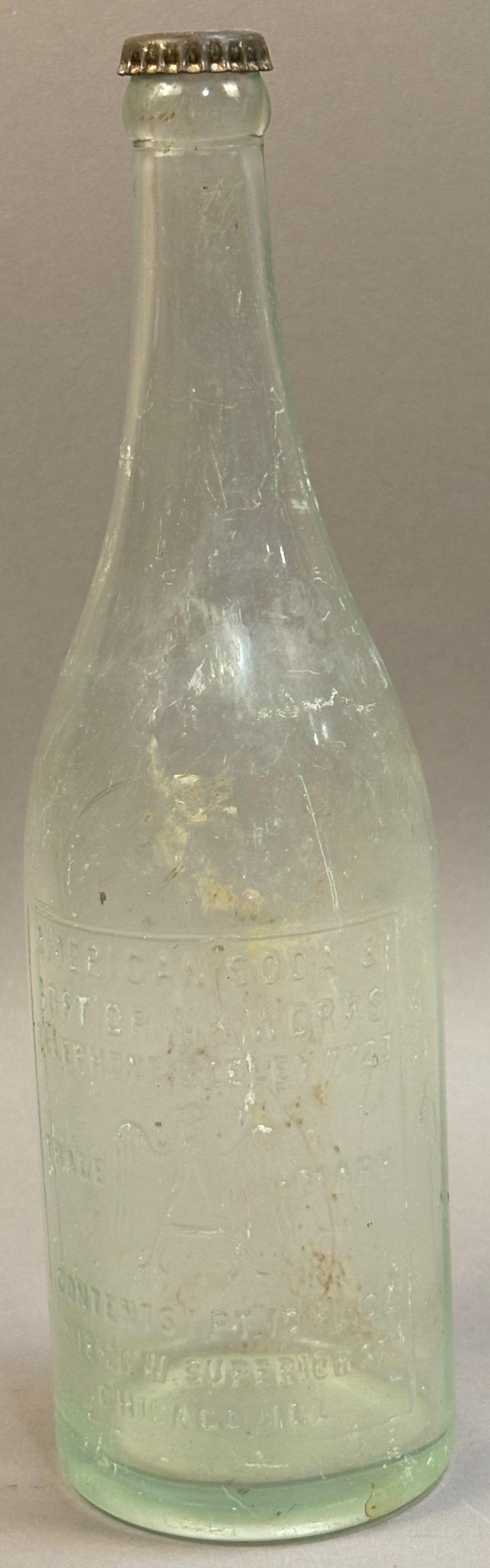 American Soda & Soft Drink Works Bottle Chicago (1 of 11)