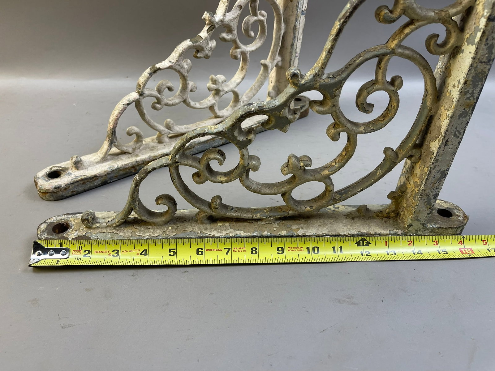 Pair Metal Outdoor Brackets - 10