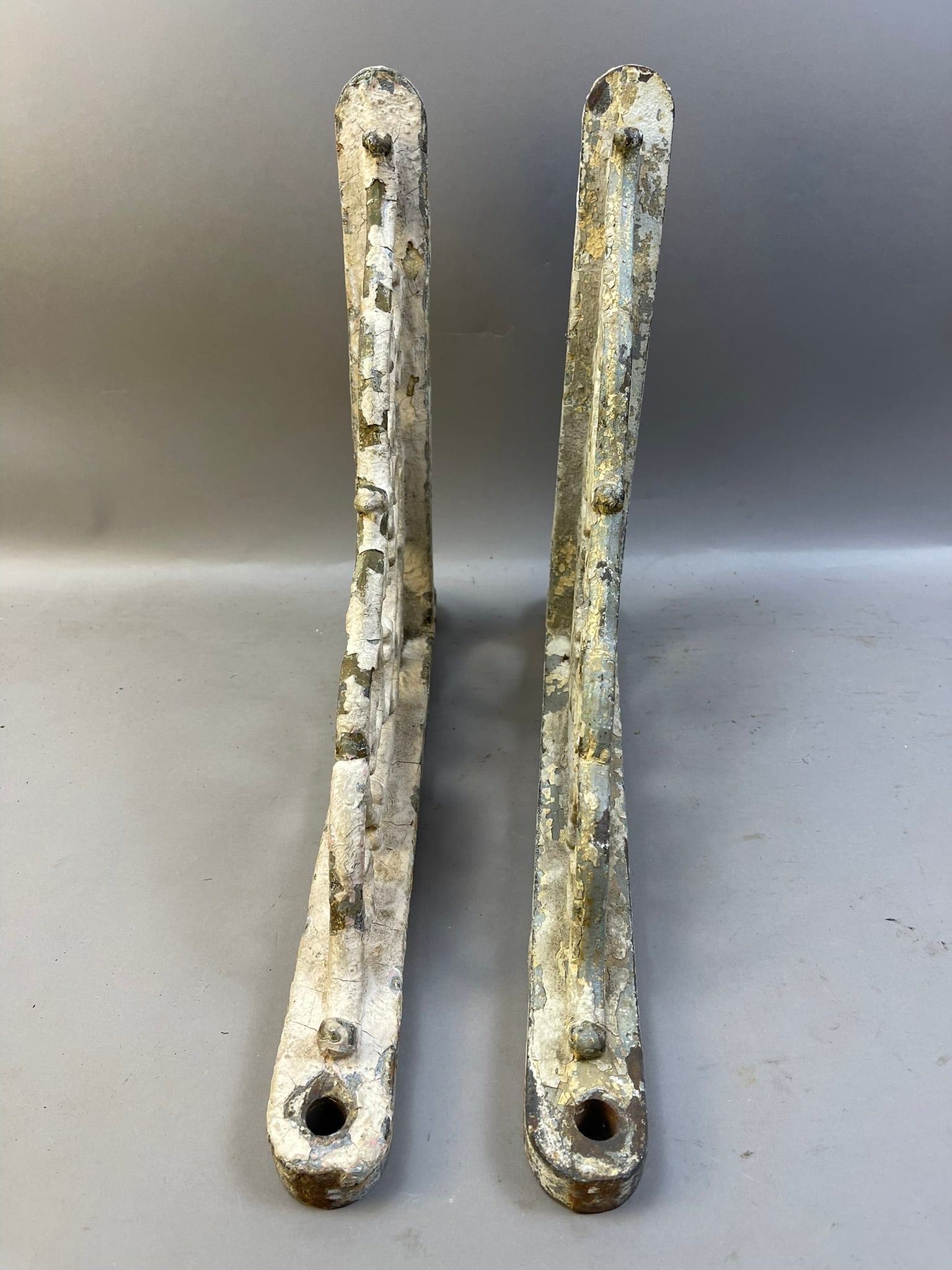 Pair Metal Outdoor Brackets - 8