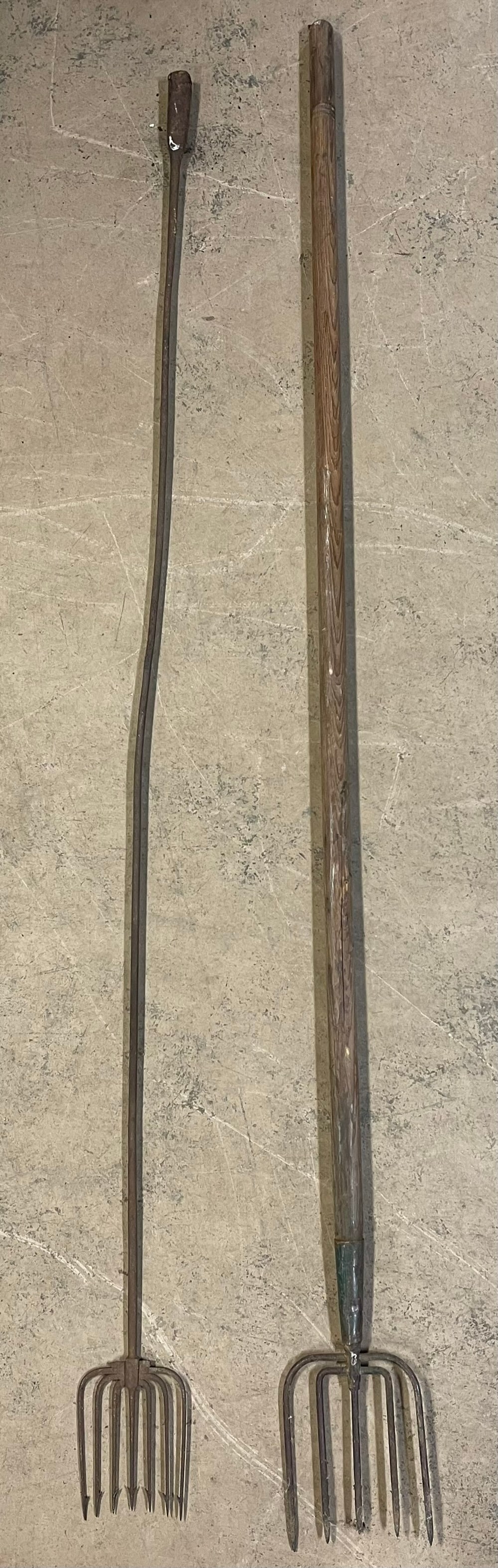 Pair of Metal Pitch Forks (1 of 6)