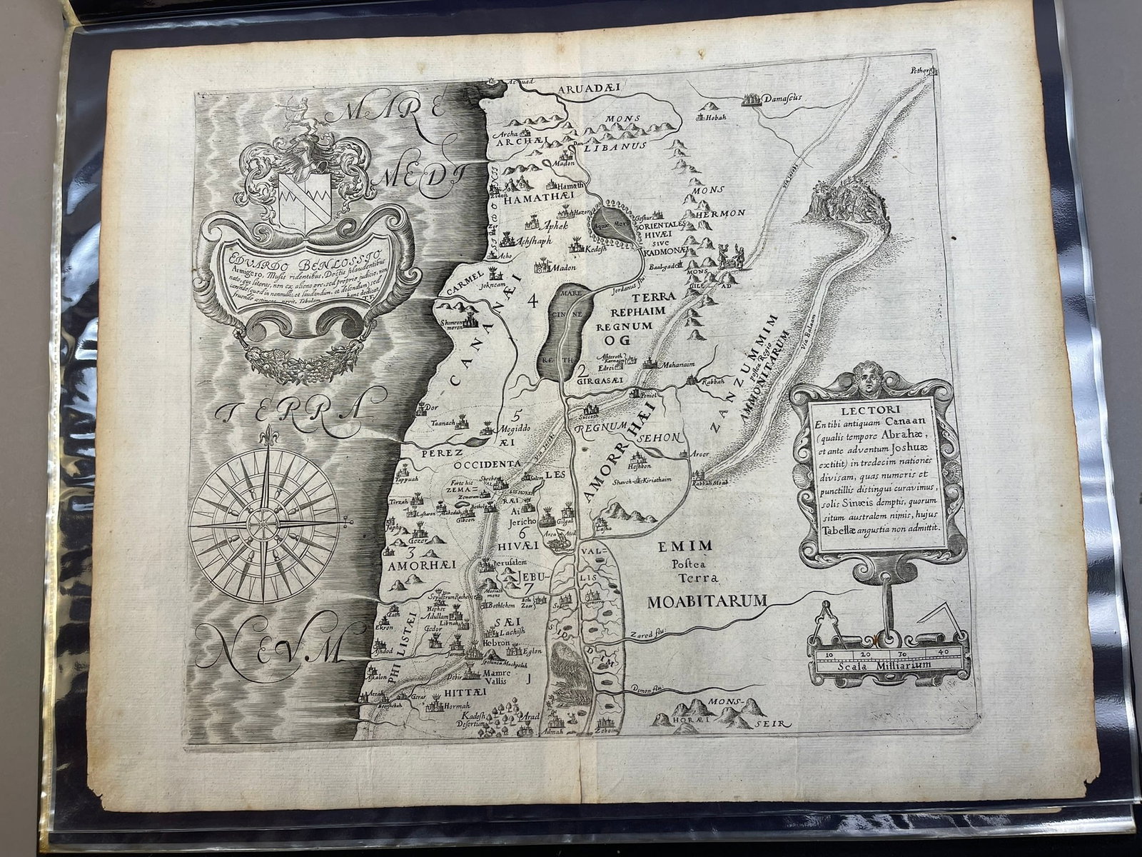 Behold The Ancient Canaan Thomas Fuller Engraving: Measurements in photos PLEASE NOTE WE OFFER IN HOUSE SHIPPING & HAVE BIDDING AVAILABLE ON OUR OWN WEBSITE! If you win on LIVE AUCTIONEERS, please click "SELF ARRANGED SHIPPING" and keep on the lookout