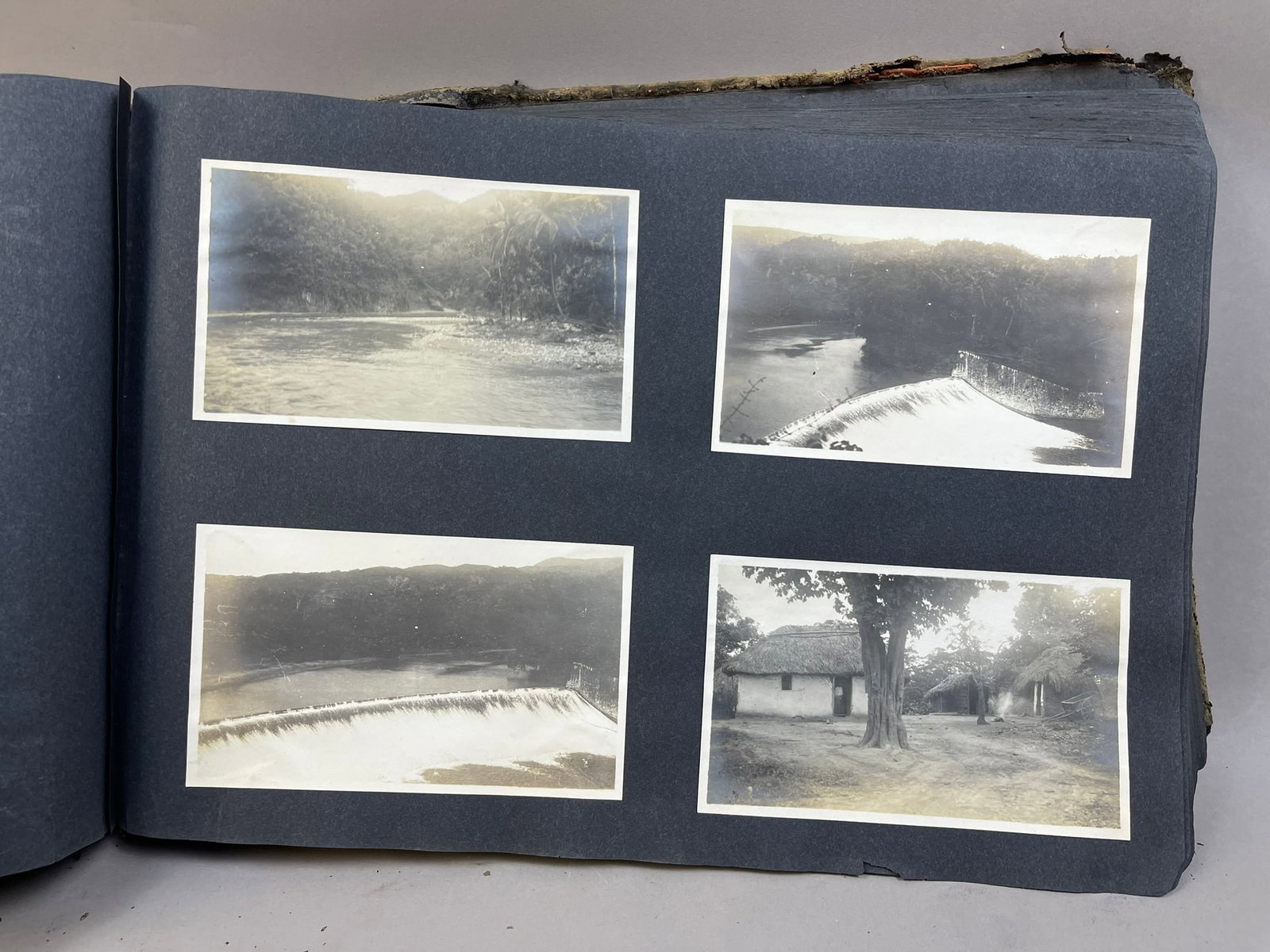 Round Lake Adrian Michigan Dawson Family Scrapbook: Measurements in photos PLEASE NOTE WE OFFER IN HOUSE SHIPPING & HAVE BIDDING AVAILABLE ON OUR OWN WEBSITE! If you win on LIVE AUCTIONEERS, please click "SELF ARRANGED SHIPPING" and keep on the lookout