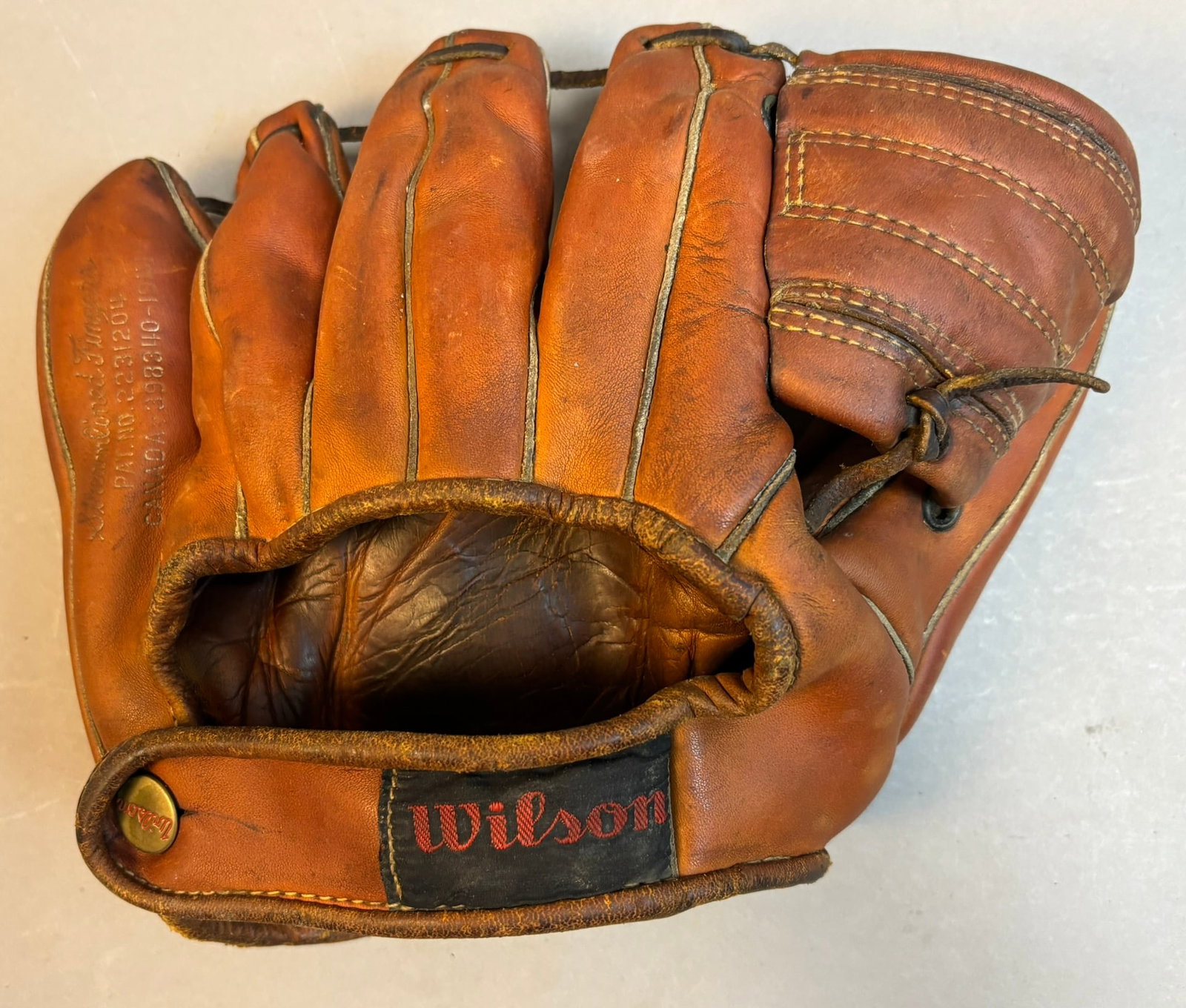 George Kell Signed Wilson Model Baseball Glove - 3