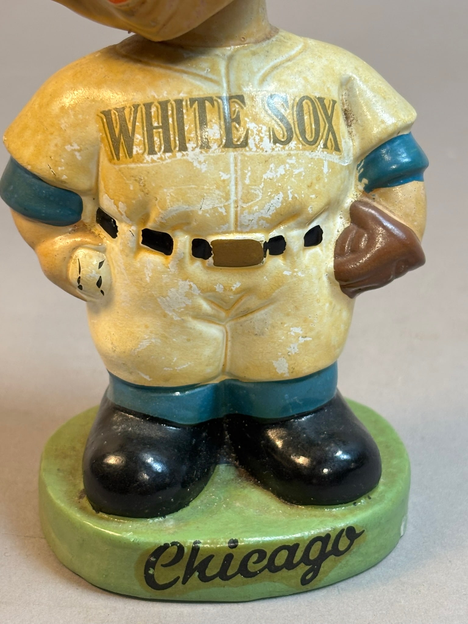 1962 Chicago White Sox Baseball Bobblhead Nodder - 6