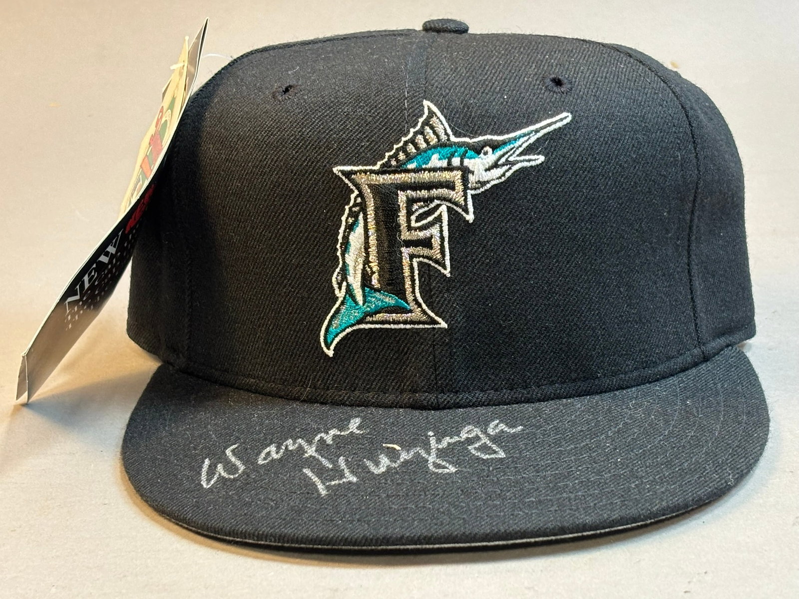 Wayne Huizenga Signed Florida Marlins Baseball Hat: Nice original hat. Signature obtained in person.