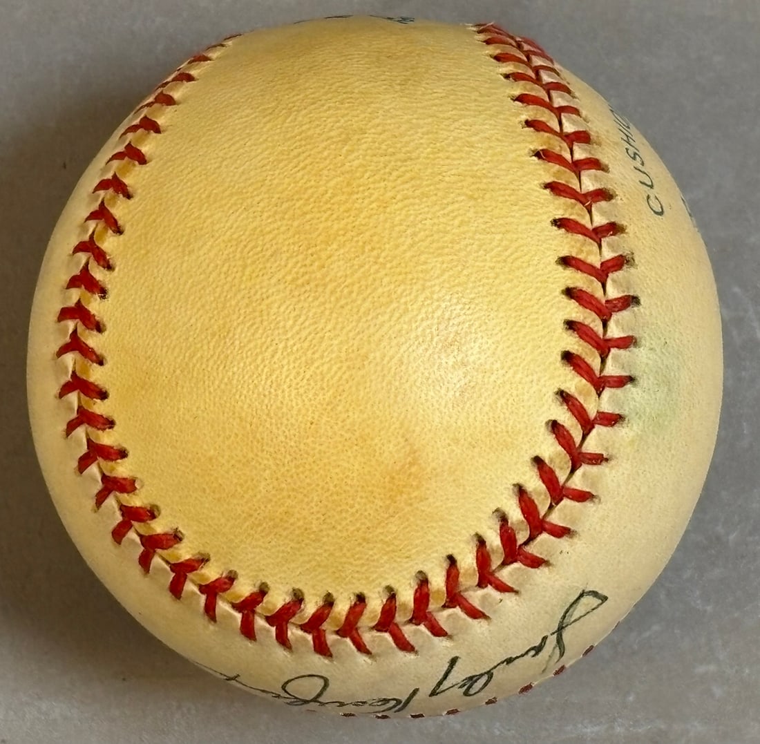 Sandy Koufax Single Signed Rawlings Brown Baseball - 11