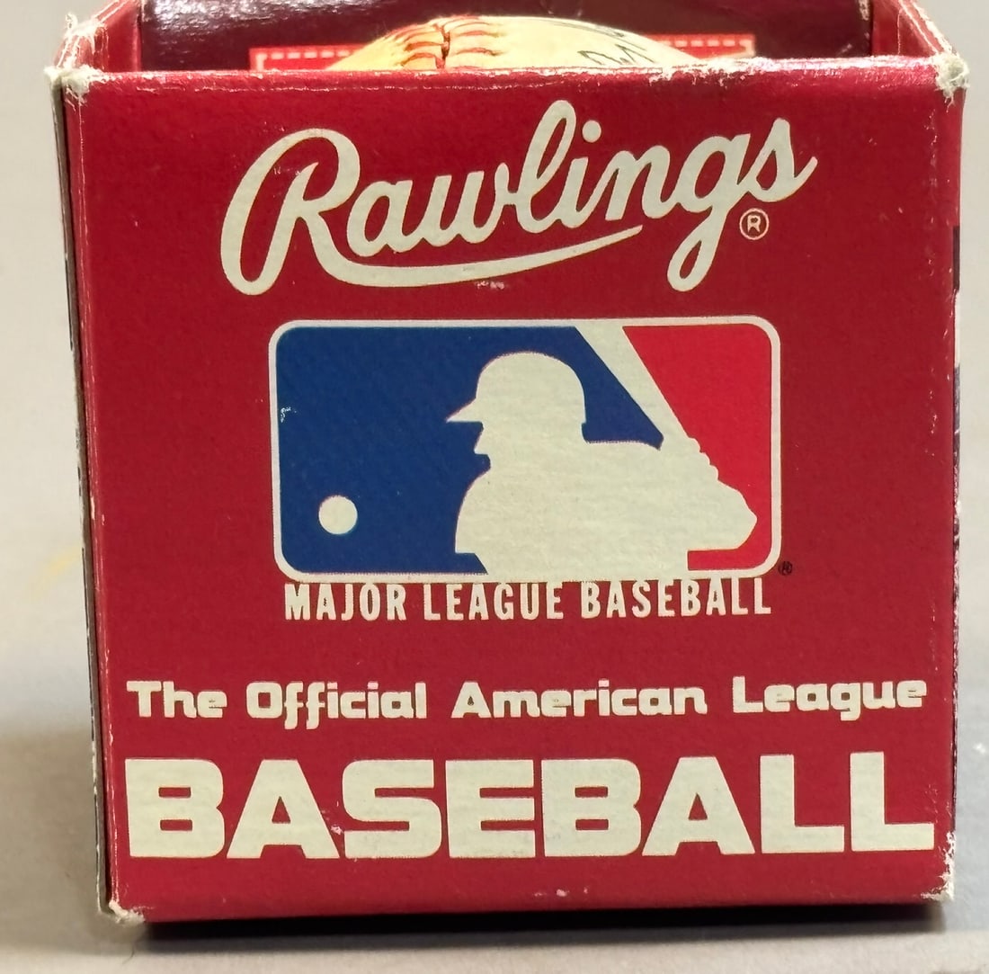 Sandy Koufax Single Signed Rawlings Brown Baseball - 5
