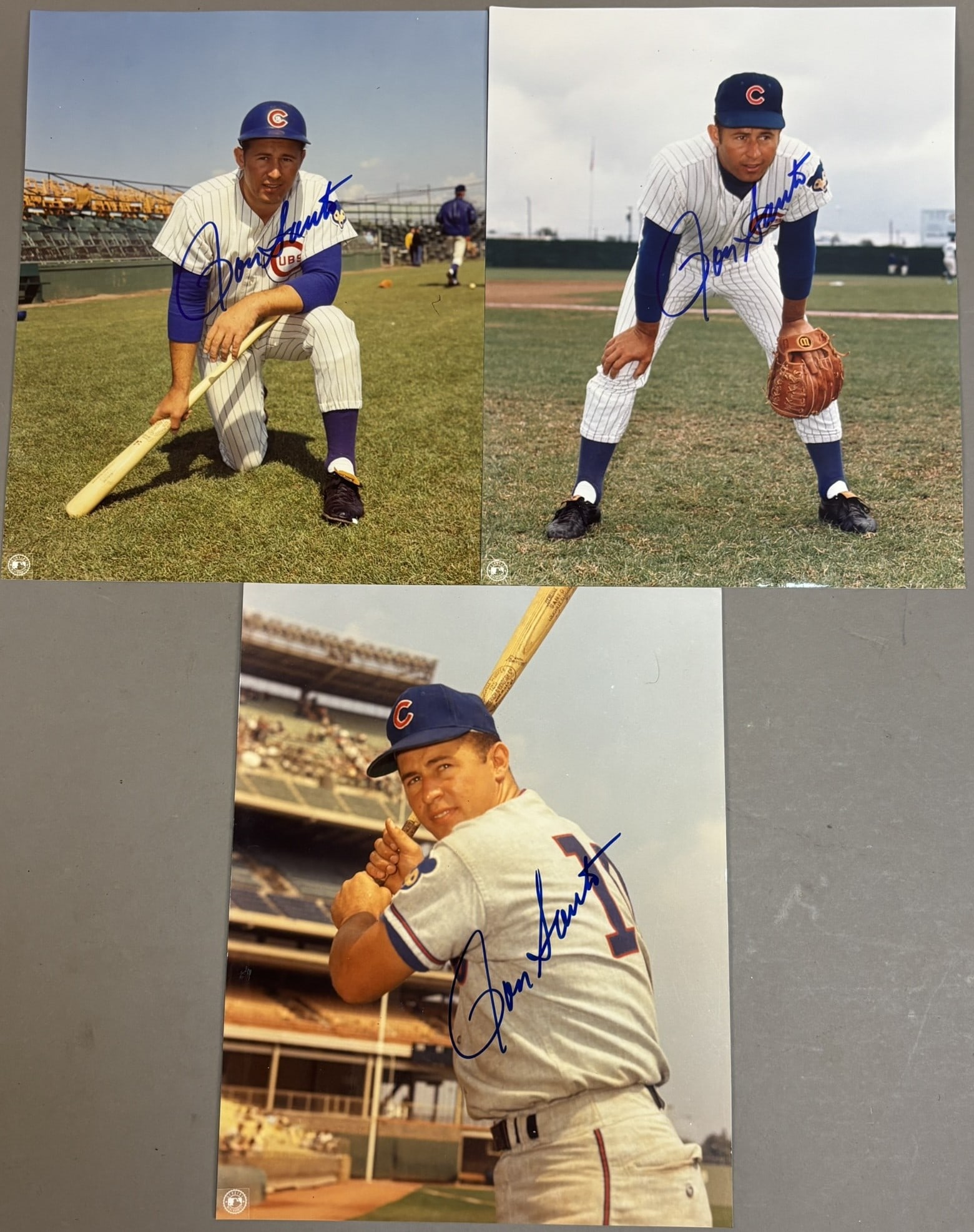 Lot 3 Chicago Cubs Ron Santo Signed 8x10 Photos (1 of 9)