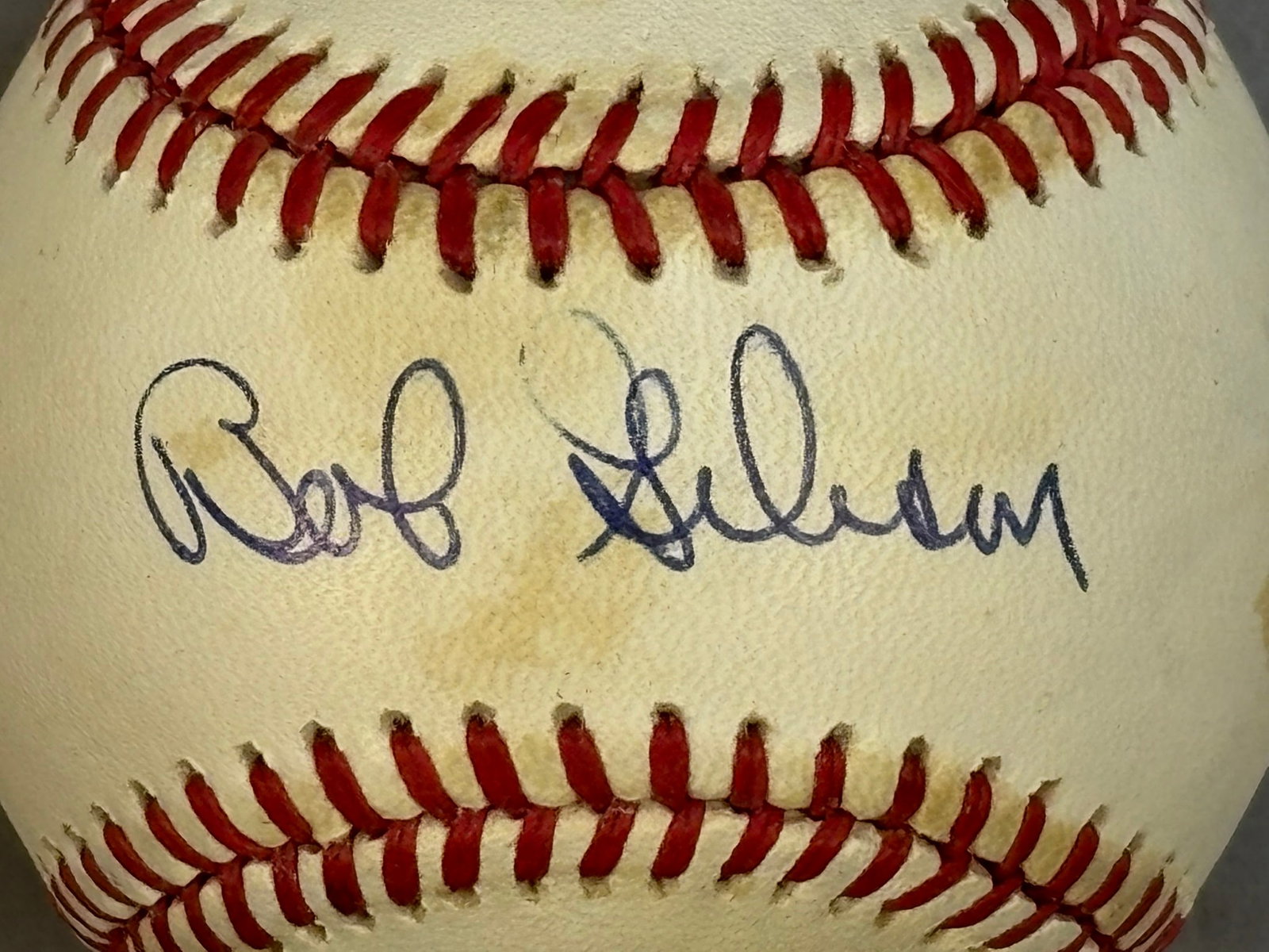 Bob Gibson Single Signed Rawlings ONL Baseball - 7