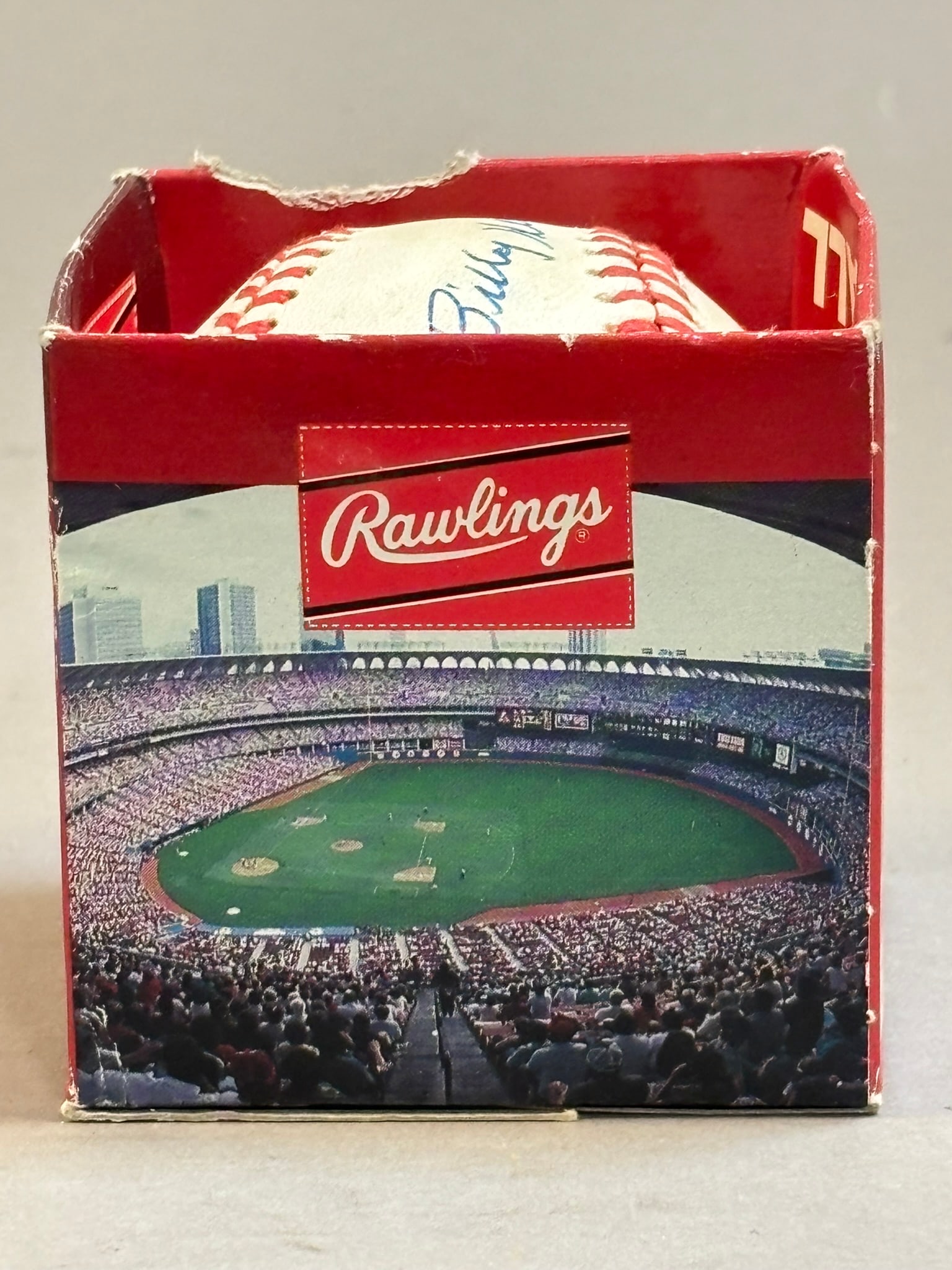Billy Herman Single Signed ONL Rawlings Baseball - 5