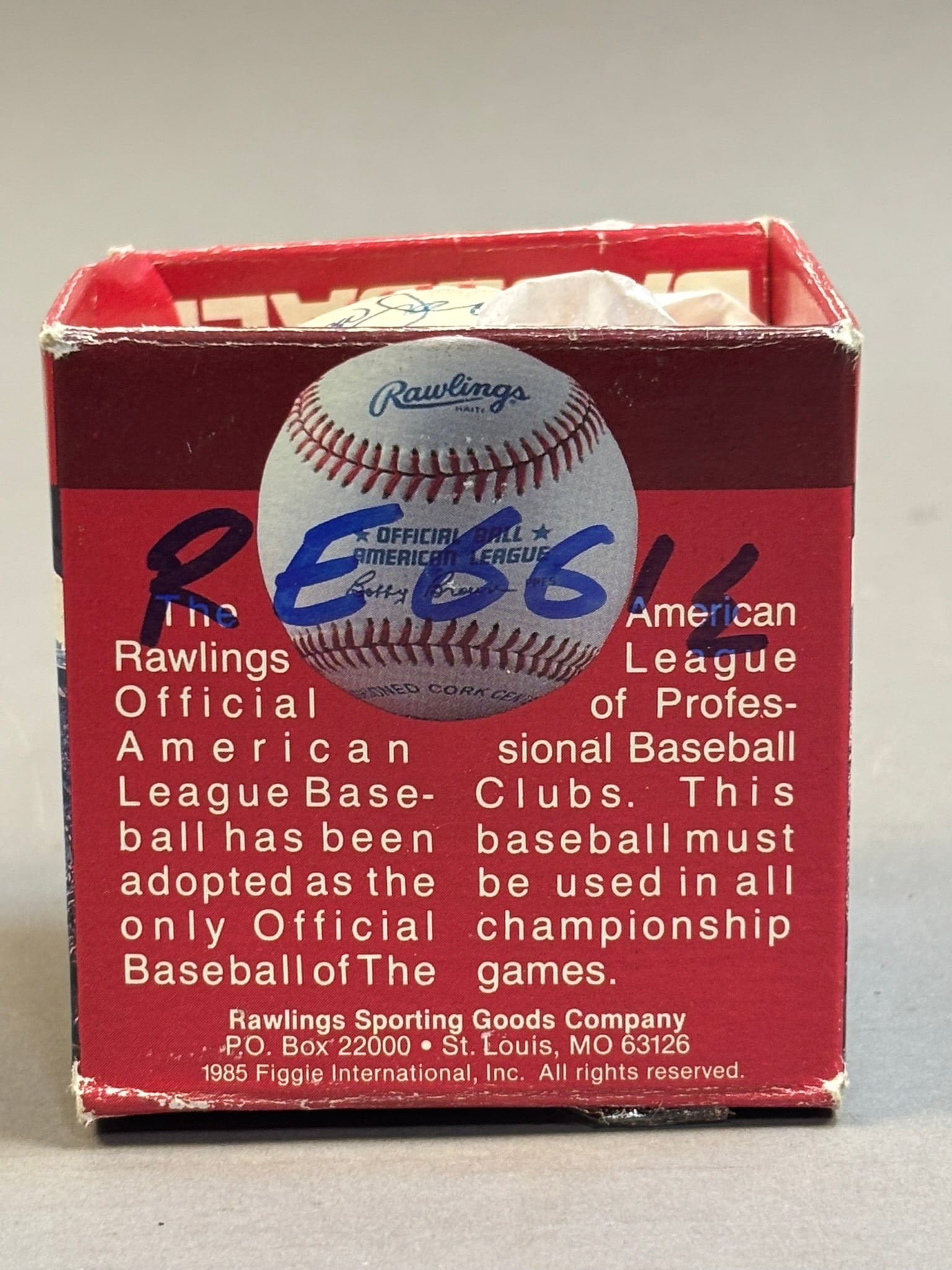 Reggie Jackson Single Signed Rawlings OAL Baseball - 3