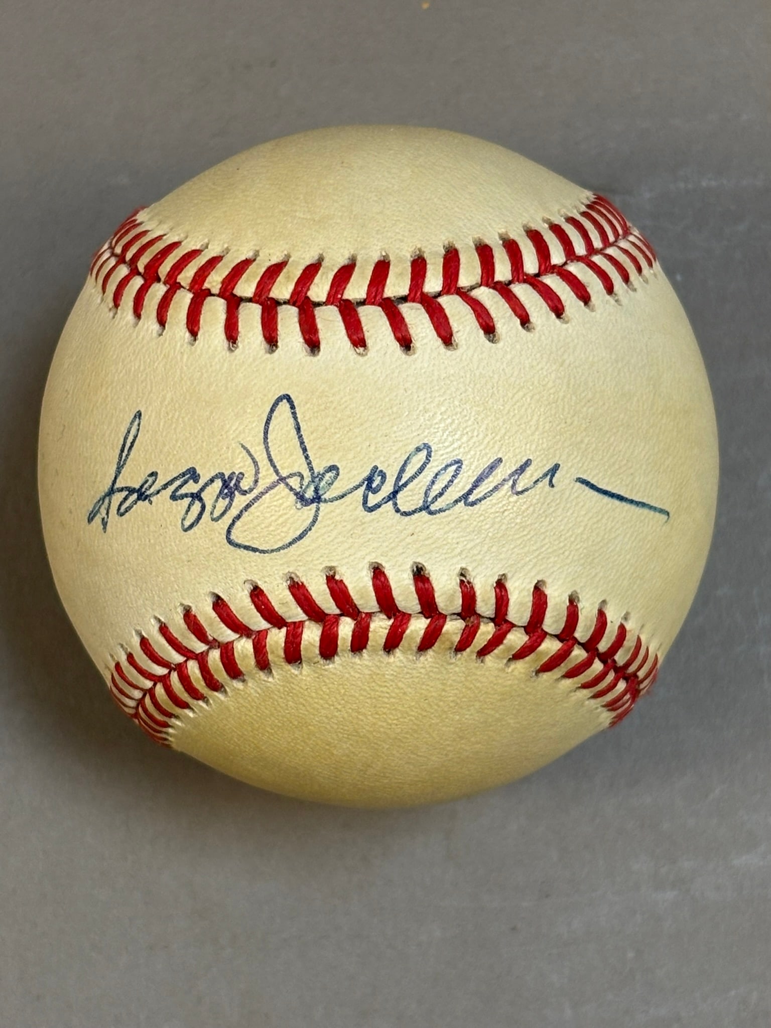 Reggie Jackson Single Signed Rawlings OAL Baseball - 7