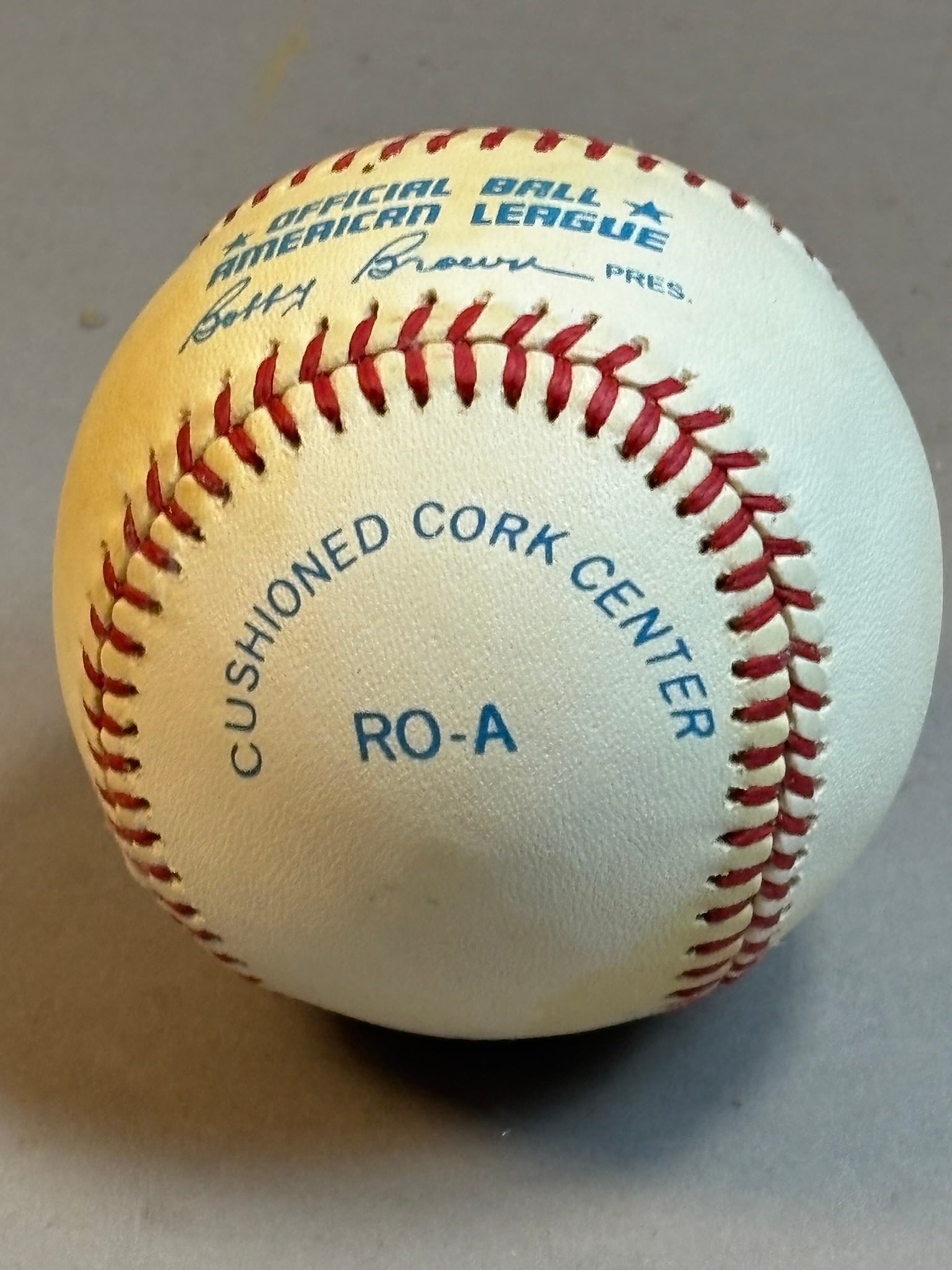 Jim Catfish Hunter Single Signed Rawlings Baseball - 8