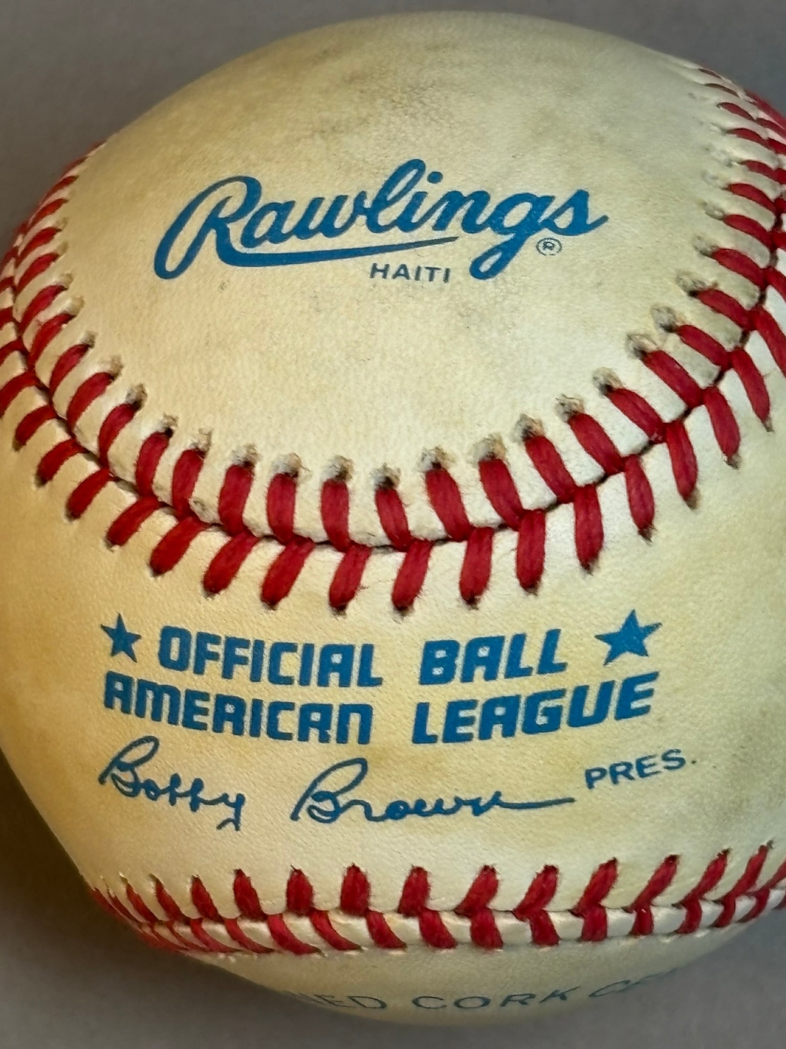 Luke Appling Single Signed Rawlings OAL Baseball - 7