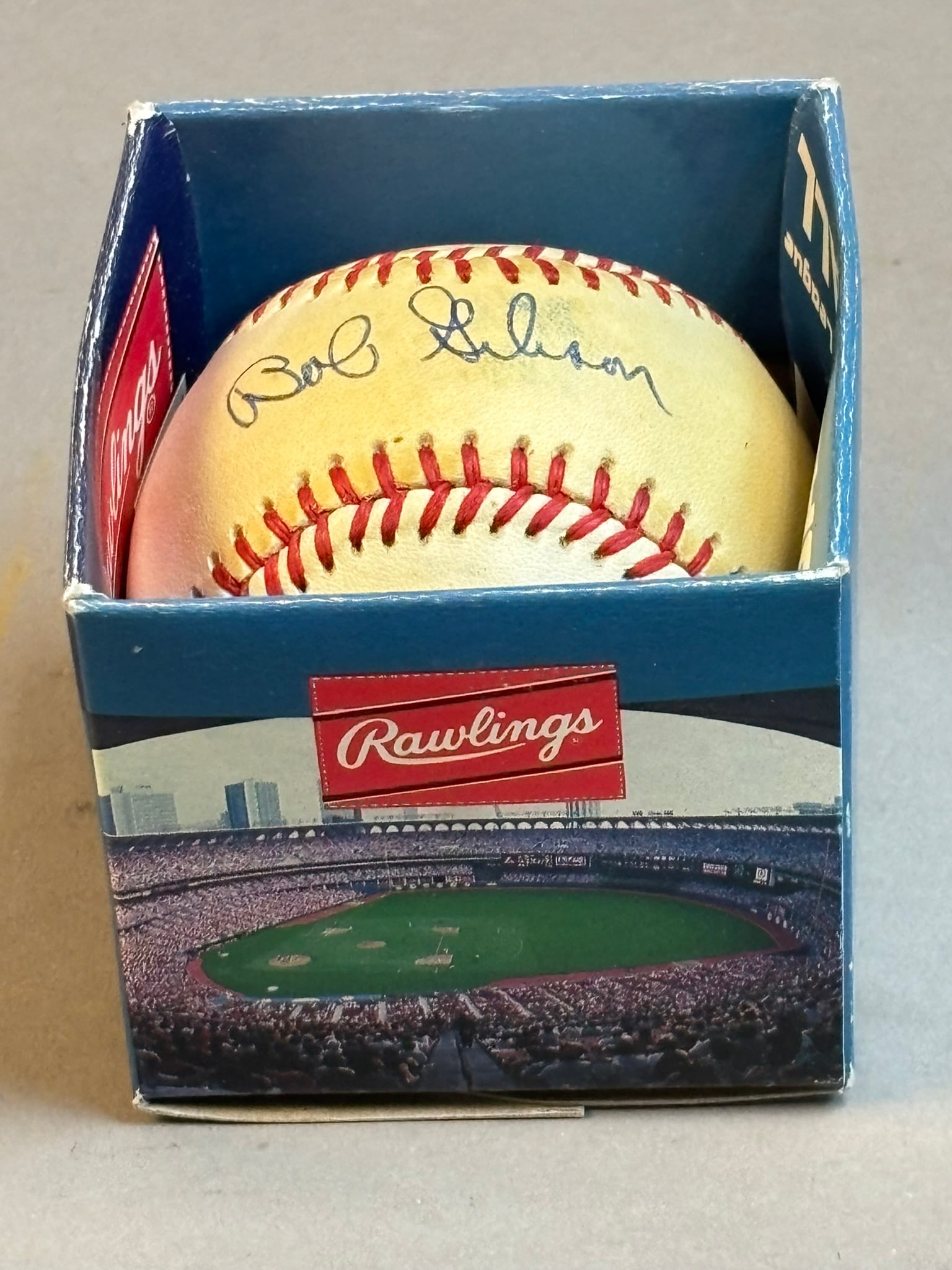Bob Gibson Single Signed Rawlings ONL Baseball - 2