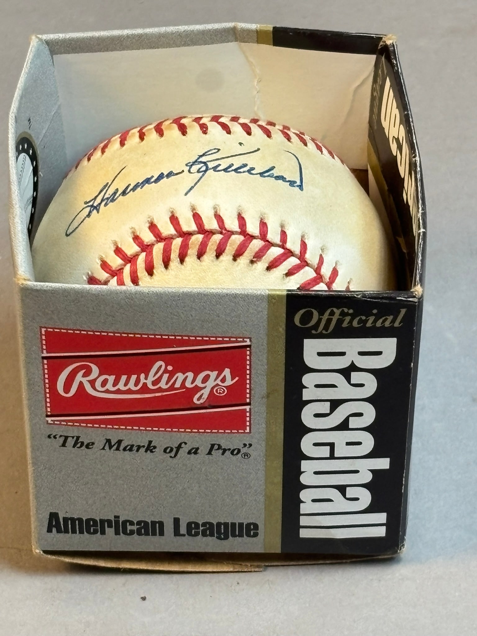 Harmon Killebrew Rawlings OAL Single Signed Ball - 2