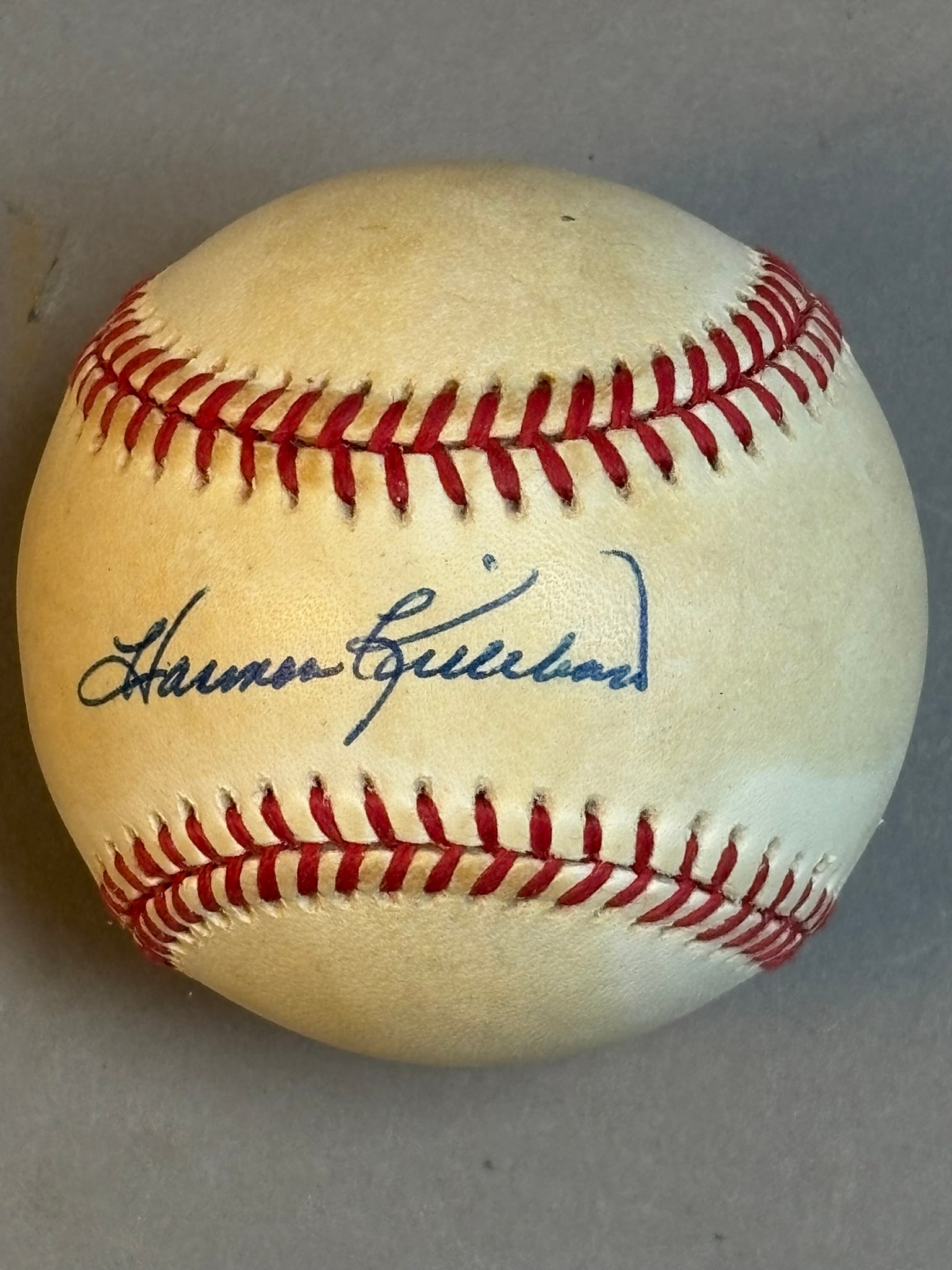 Harmon Killebrew Rawlings OAL Single Signed Ball - 6