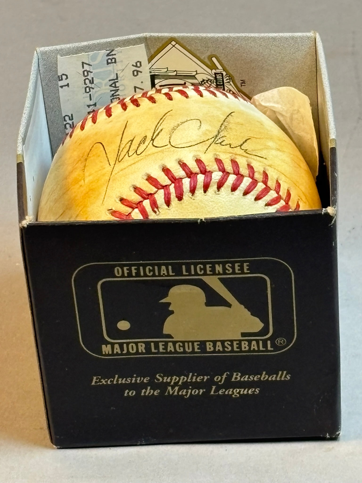 Jack Clark Single Signed Rawlings OAL Baseball - 2