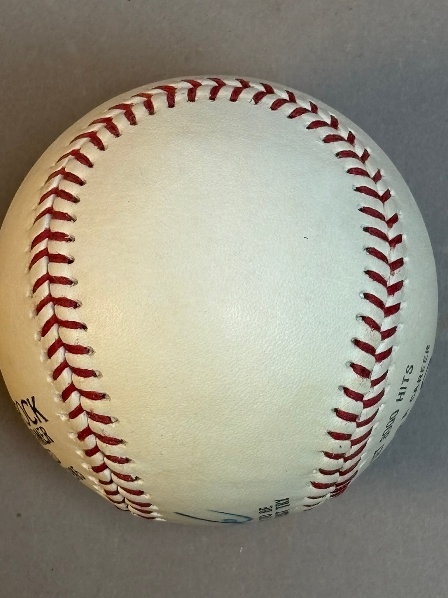 Lou Brock Single Signed HOF 1985 Inductee Baseball - 5