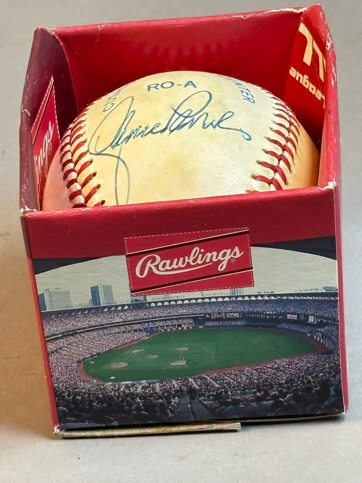 Lance Parrish Single Signed Rawlings OAL Baseball - 2