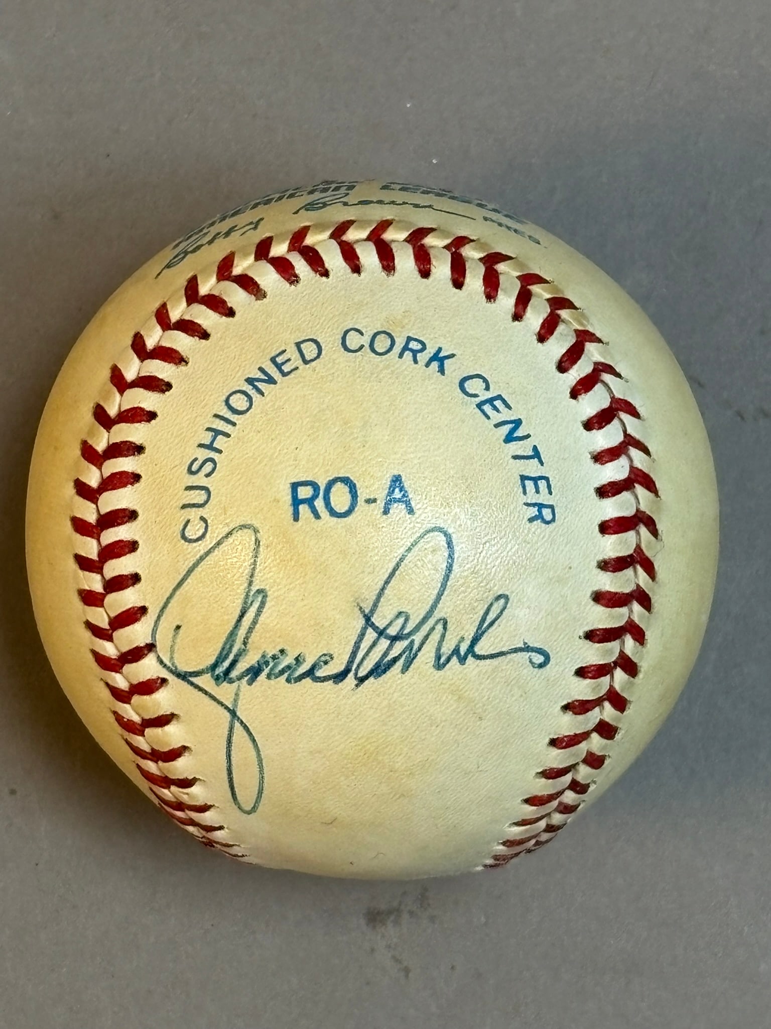 Lance Parrish Single Signed Rawlings OAL Baseball - 6