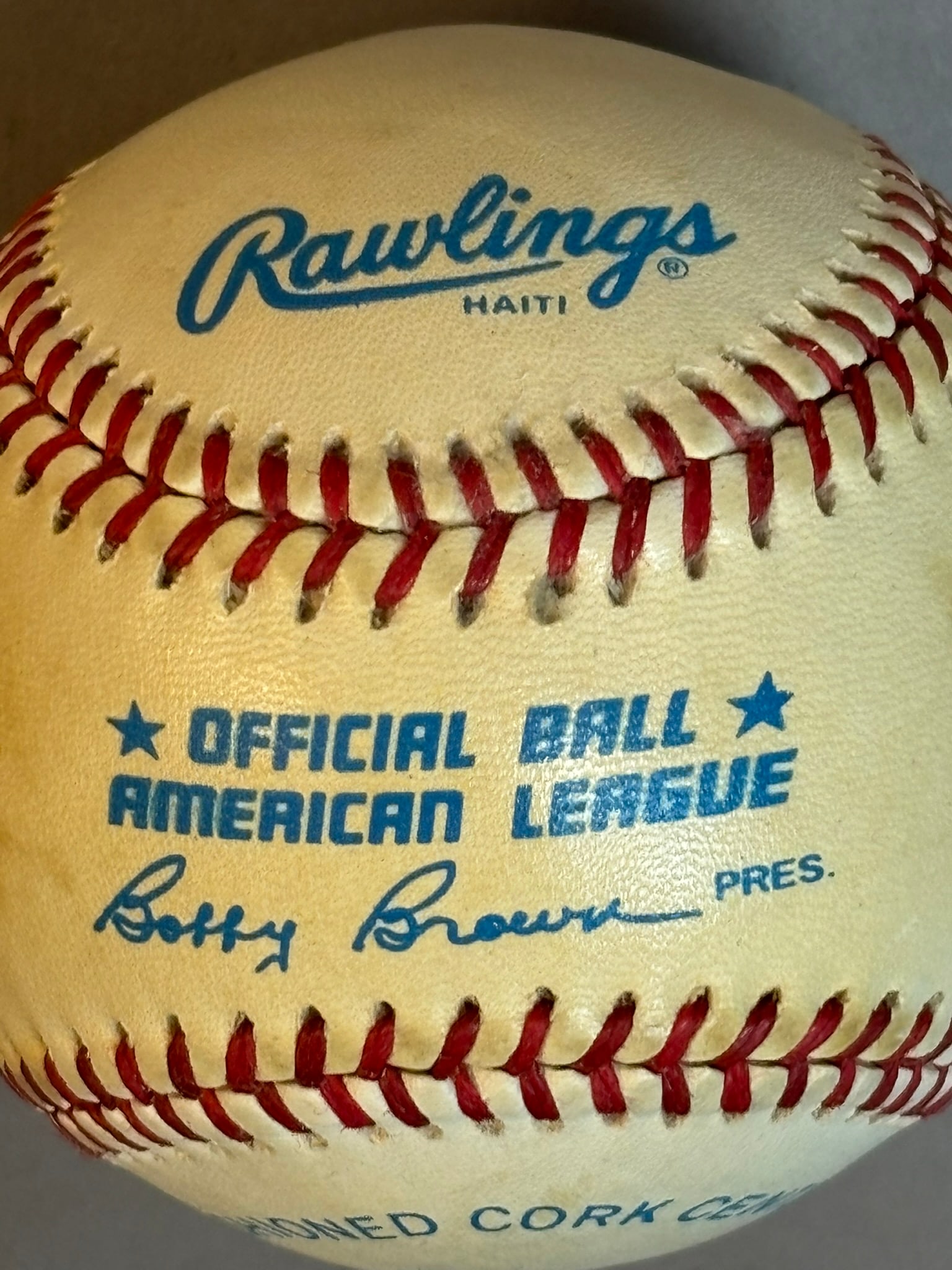 Lance Parrish Single Signed Rawlings OAL Baseball - 7