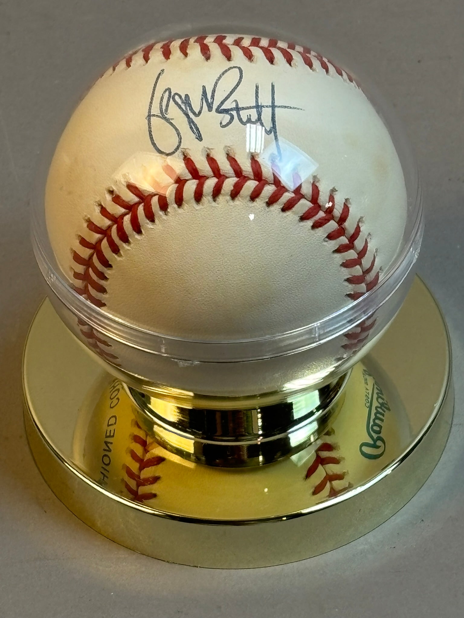 George Brett Single Signed Rawlings OAL Baseball - 2