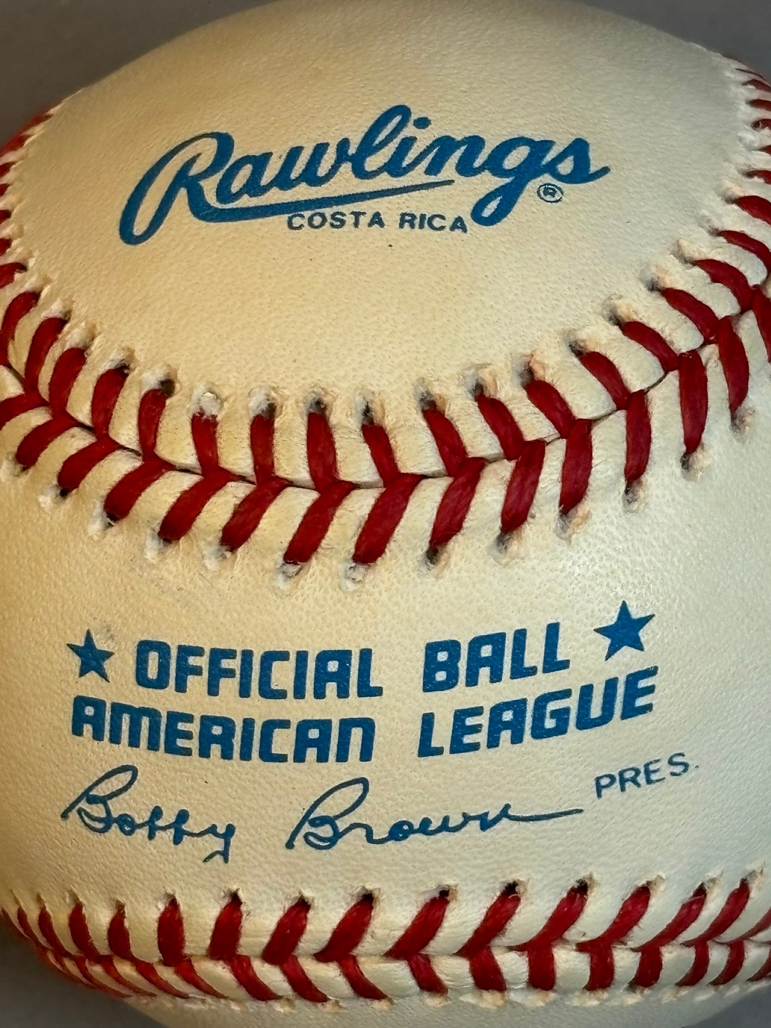 George Brett Single Signed Rawlings OAL Baseball - 4