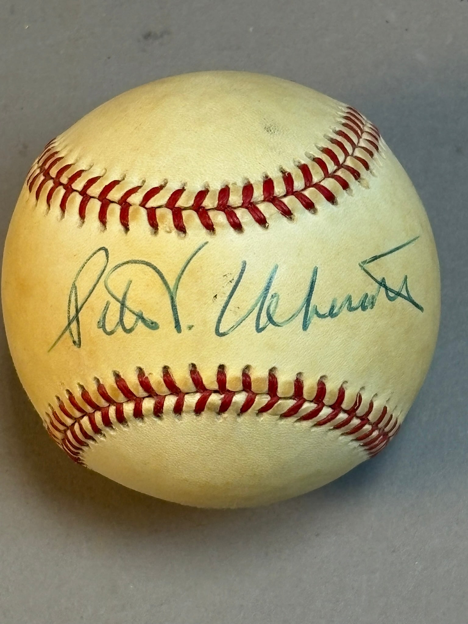 Peter Ueberroth MLB Commissioner Signed Baseball - 3