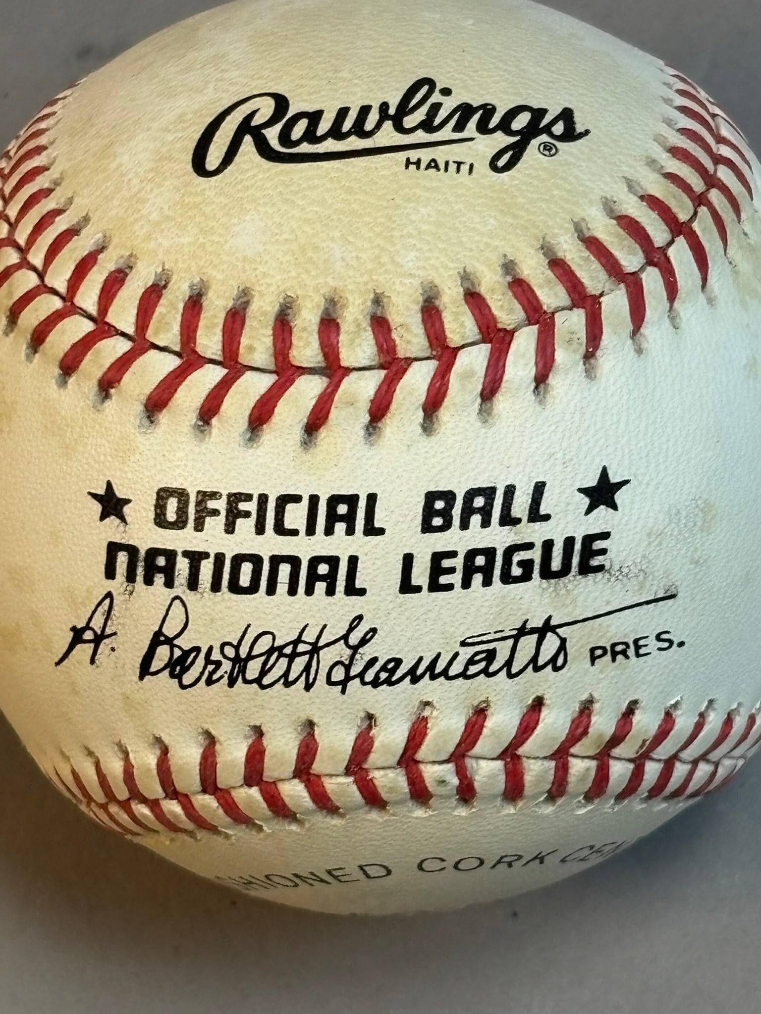 Will Clark Single Signed Rawlings ONL Baseball - 4