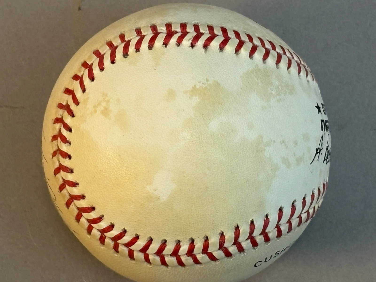 Will Clark Single Signed Rawlings ONL Baseball - 7