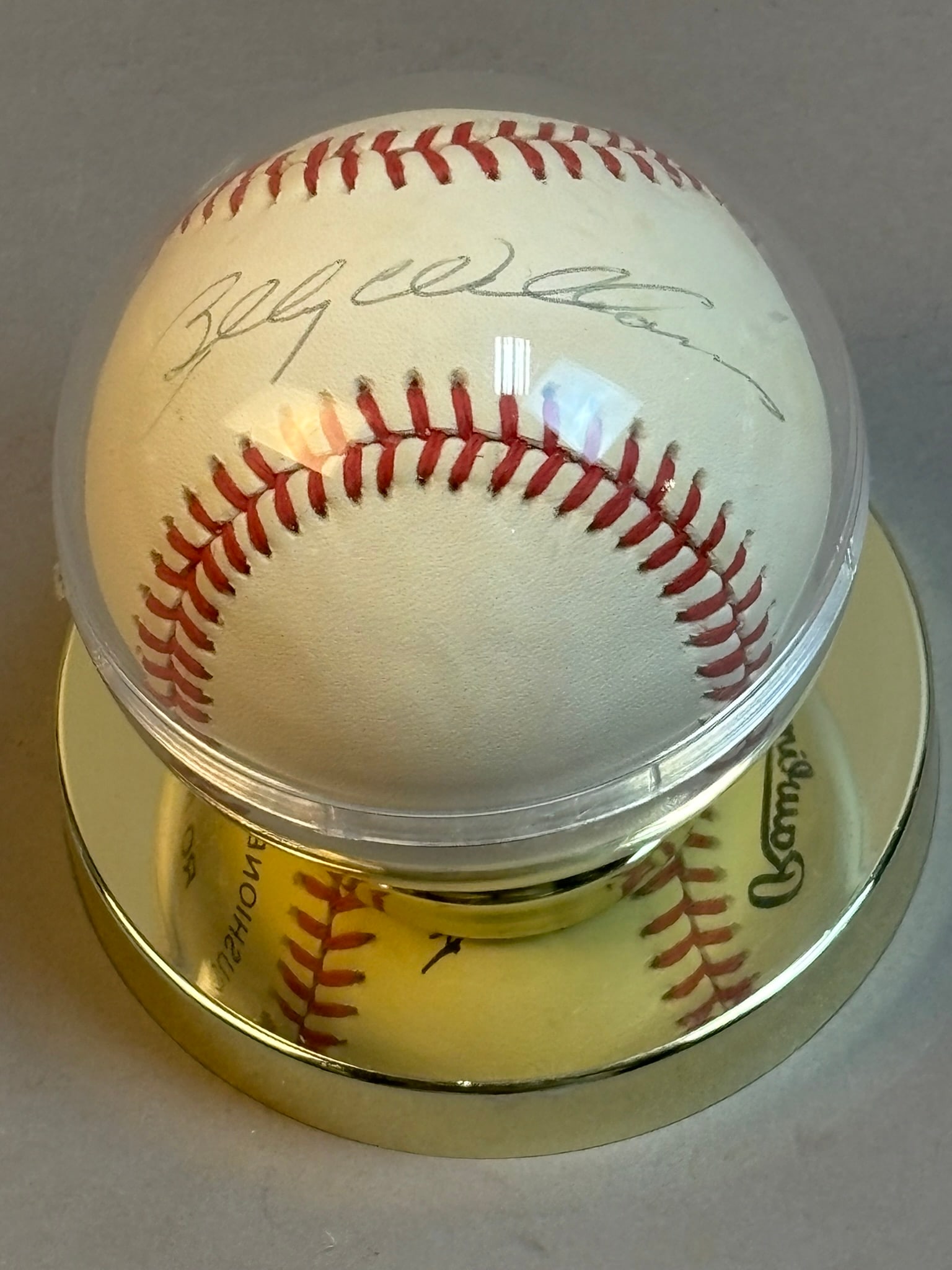 Billy Williams Single Signed ONL Rawlings Baseball - 2