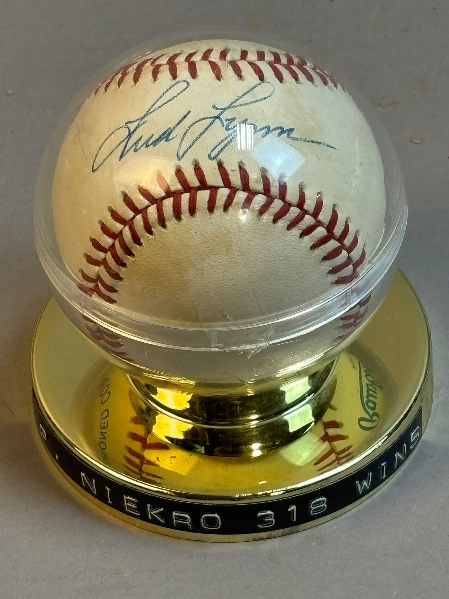 Fred Lynn Single Signed Rawlings OAL Baseball - 2