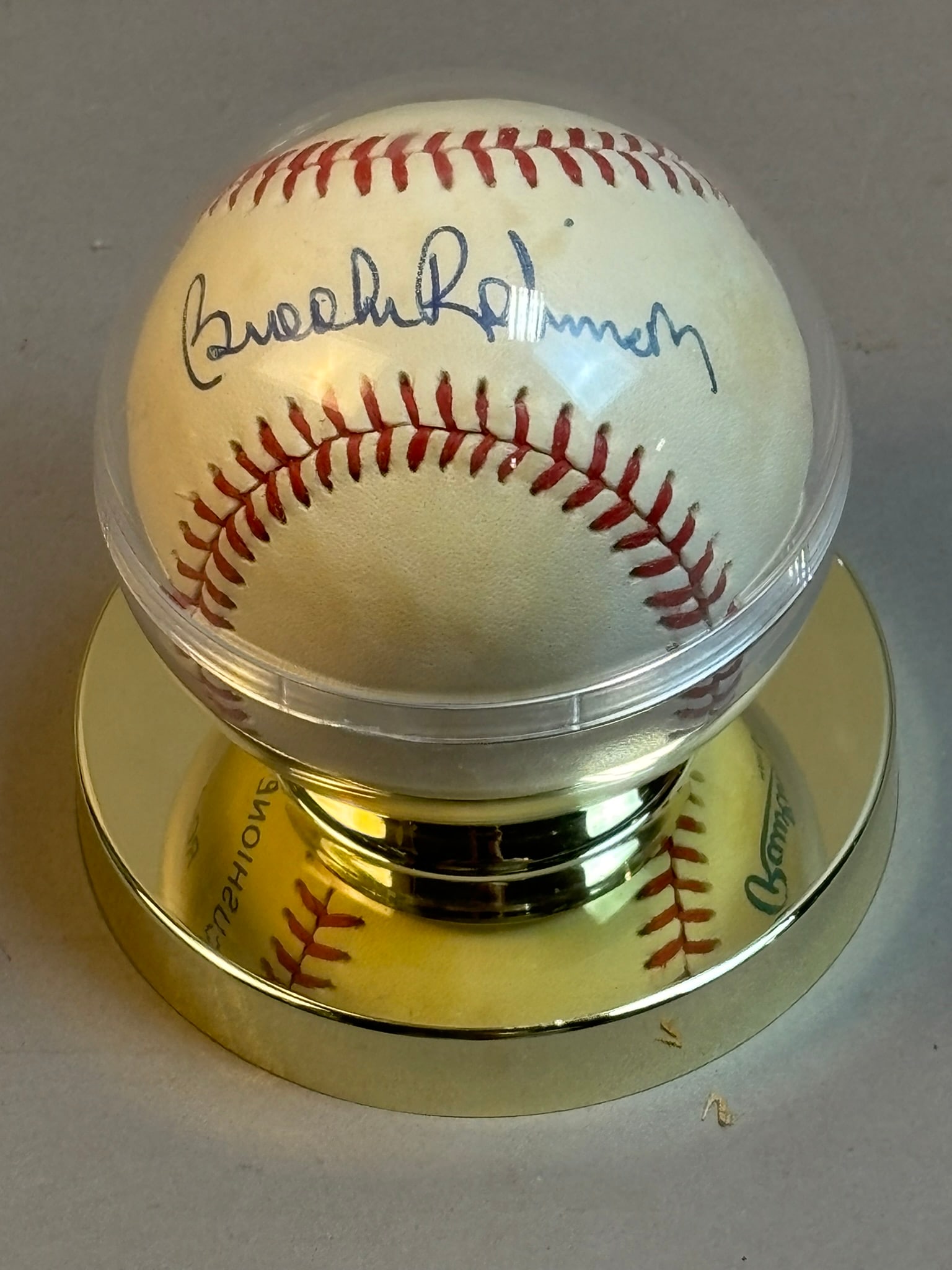 Brooks Robinson Single Signed Rawlings Baseball - 2