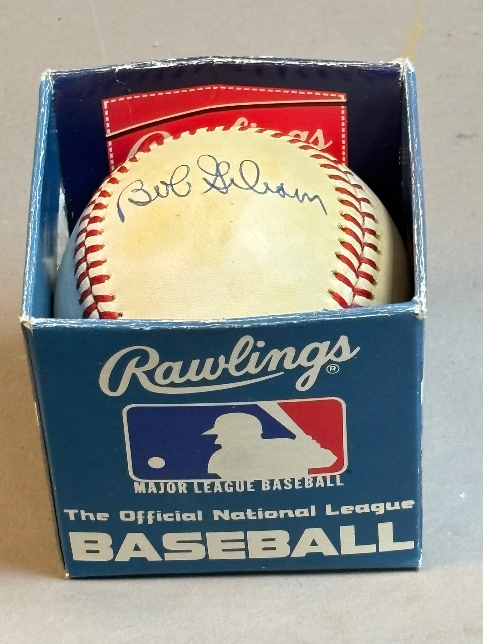 Bob Gibson Single Signed Rawlings ONL Baseball - 2