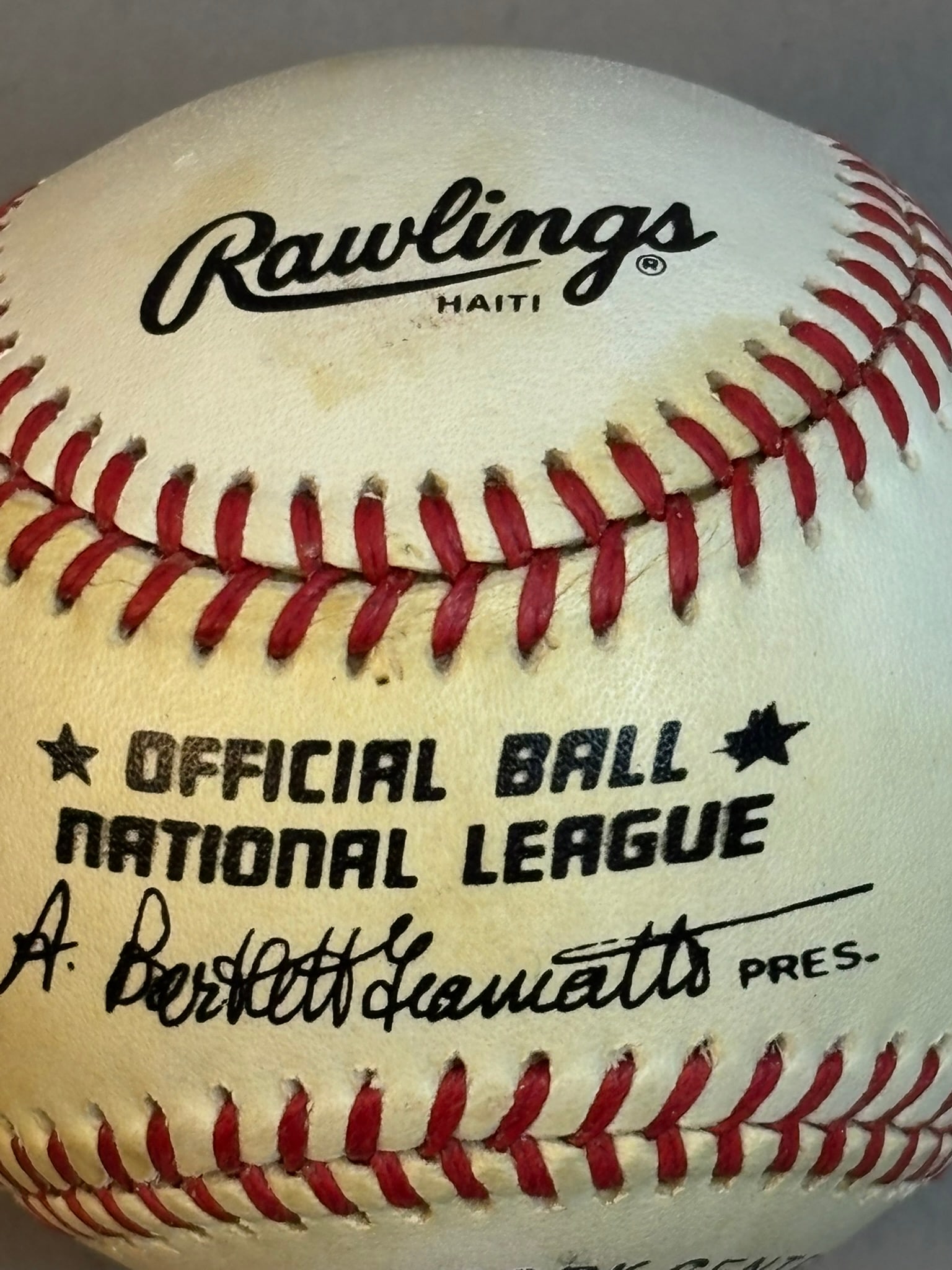 Bob Gibson Single Signed Rawlings ONL Baseball - 7