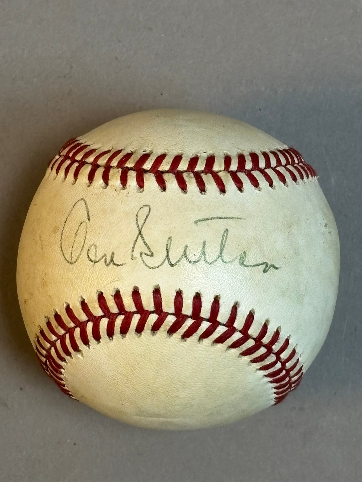 Don Sutton Single Signed Rawlings ONL Baseball - 6