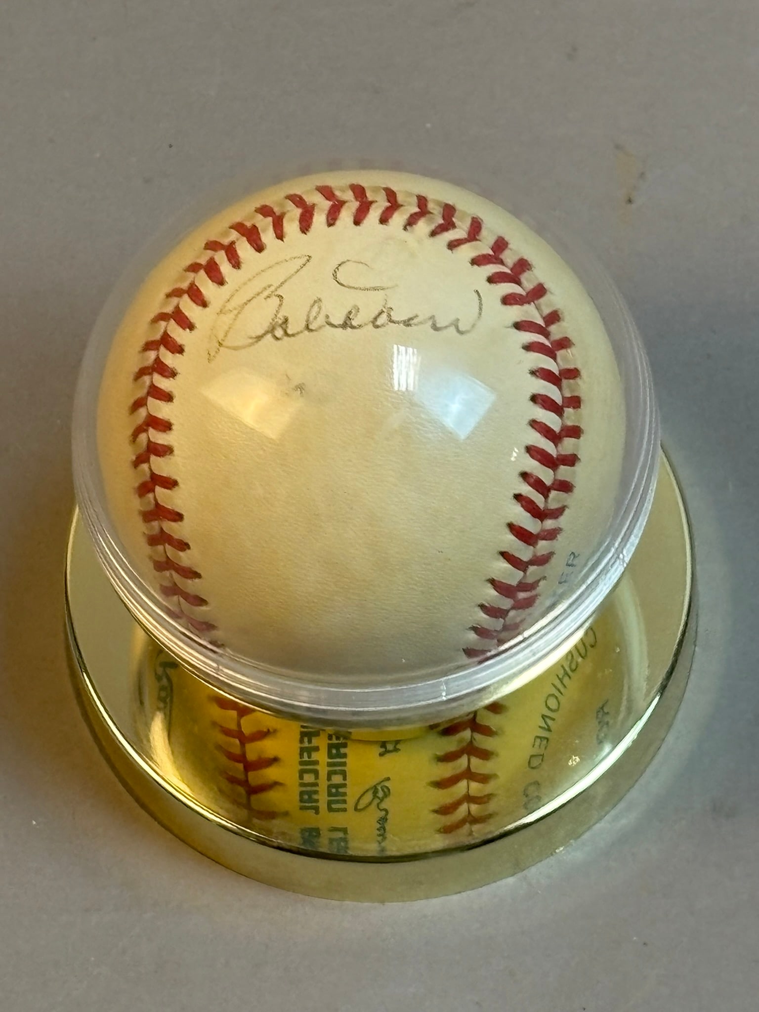 Bobby Doerr Single Signed Rawlings OAL Baseball - 2