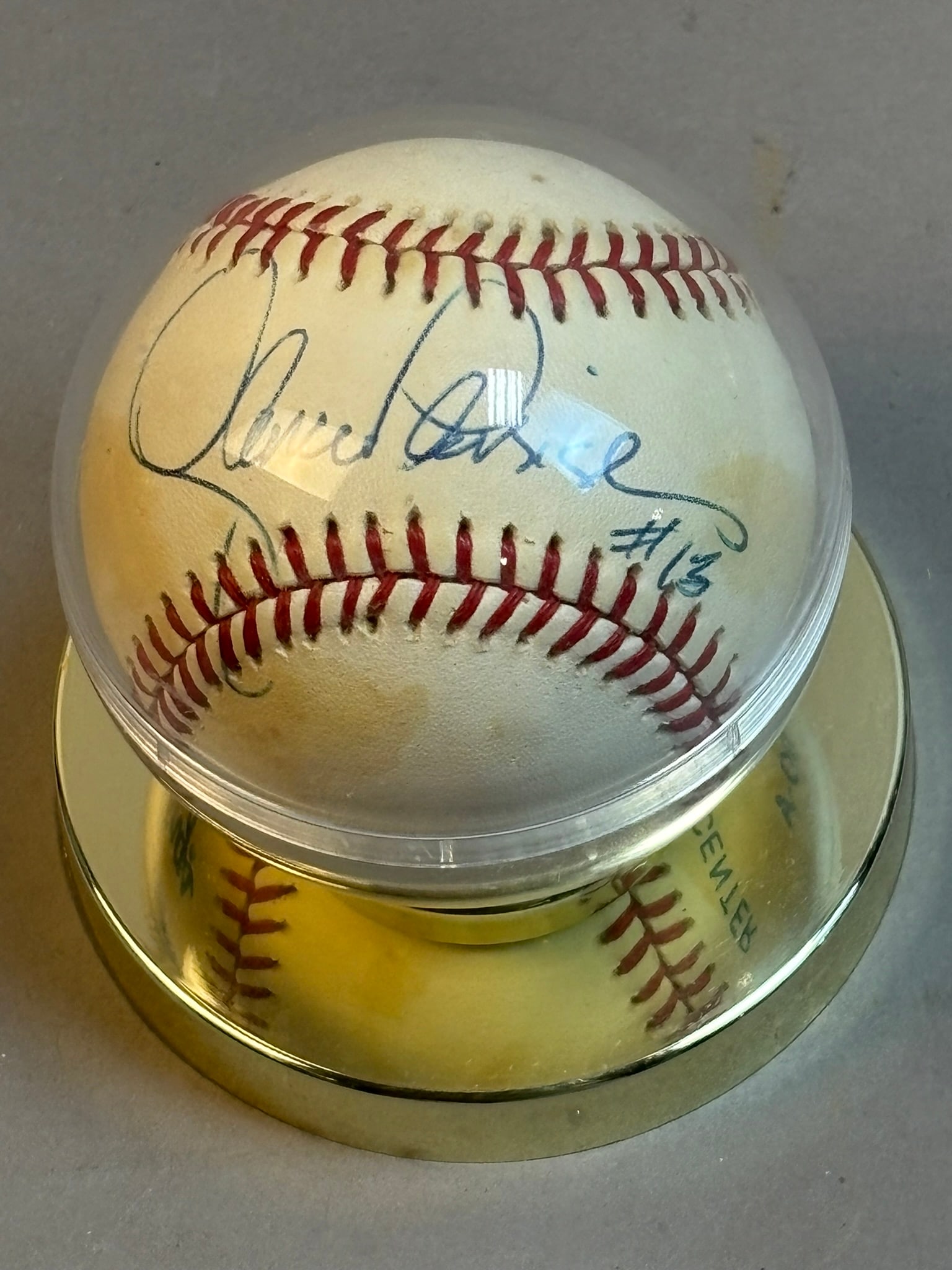 Lance Parrish Single Signed Rawlings OAL Ball - 2