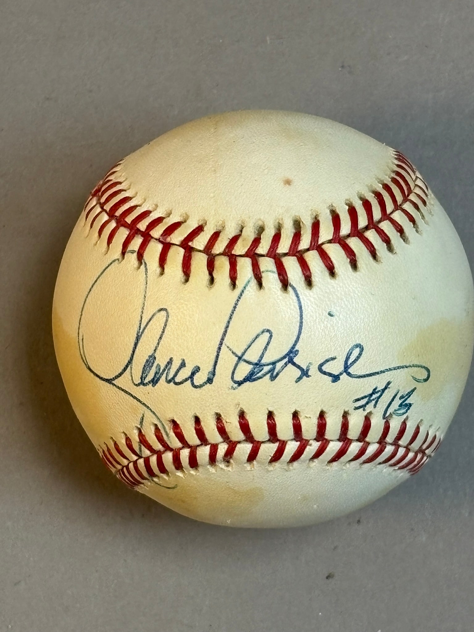 Lance Parrish Single Signed Rawlings OAL Ball - 3