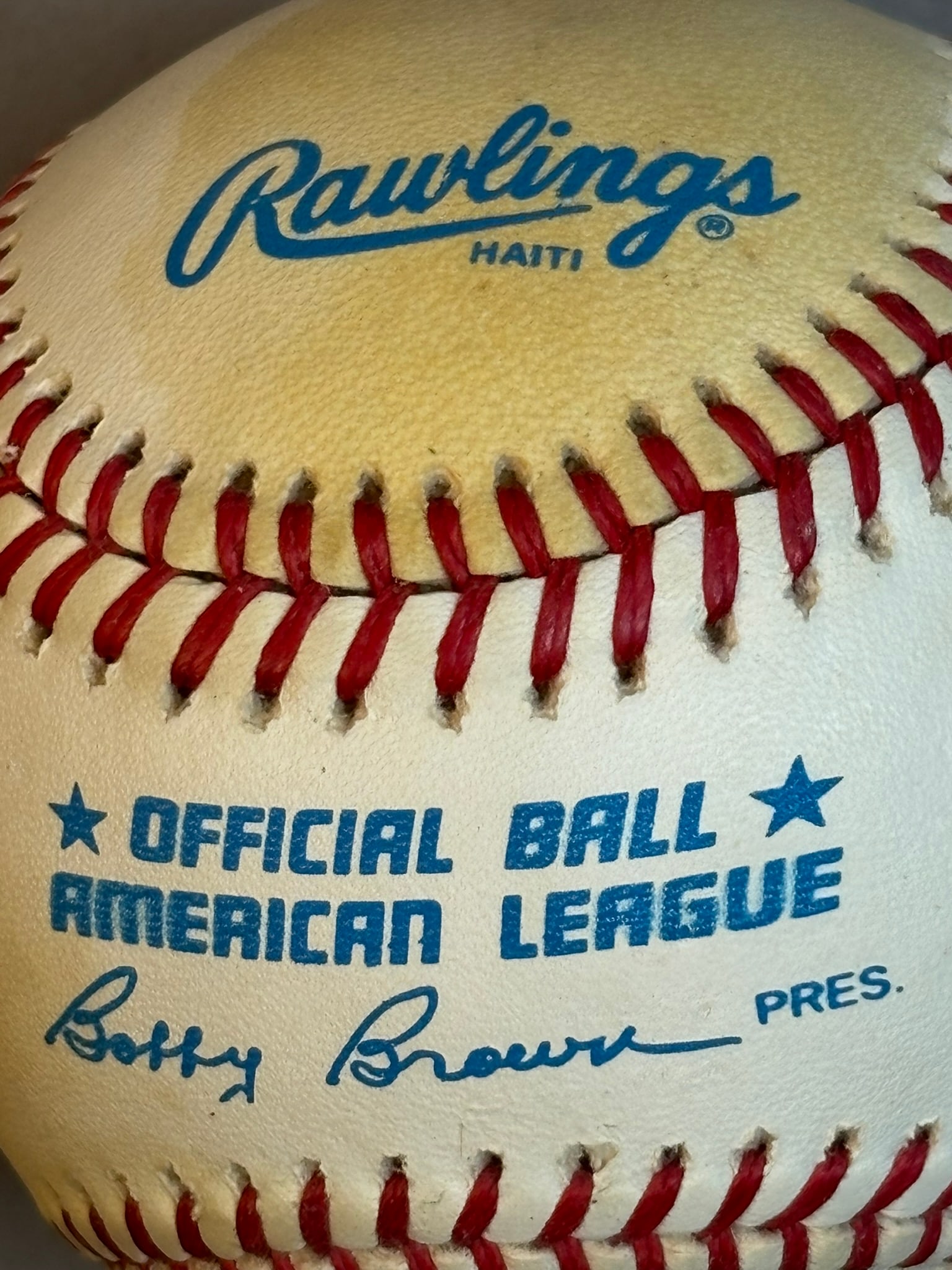 Lance Parrish Single Signed Rawlings OAL Ball - 4
