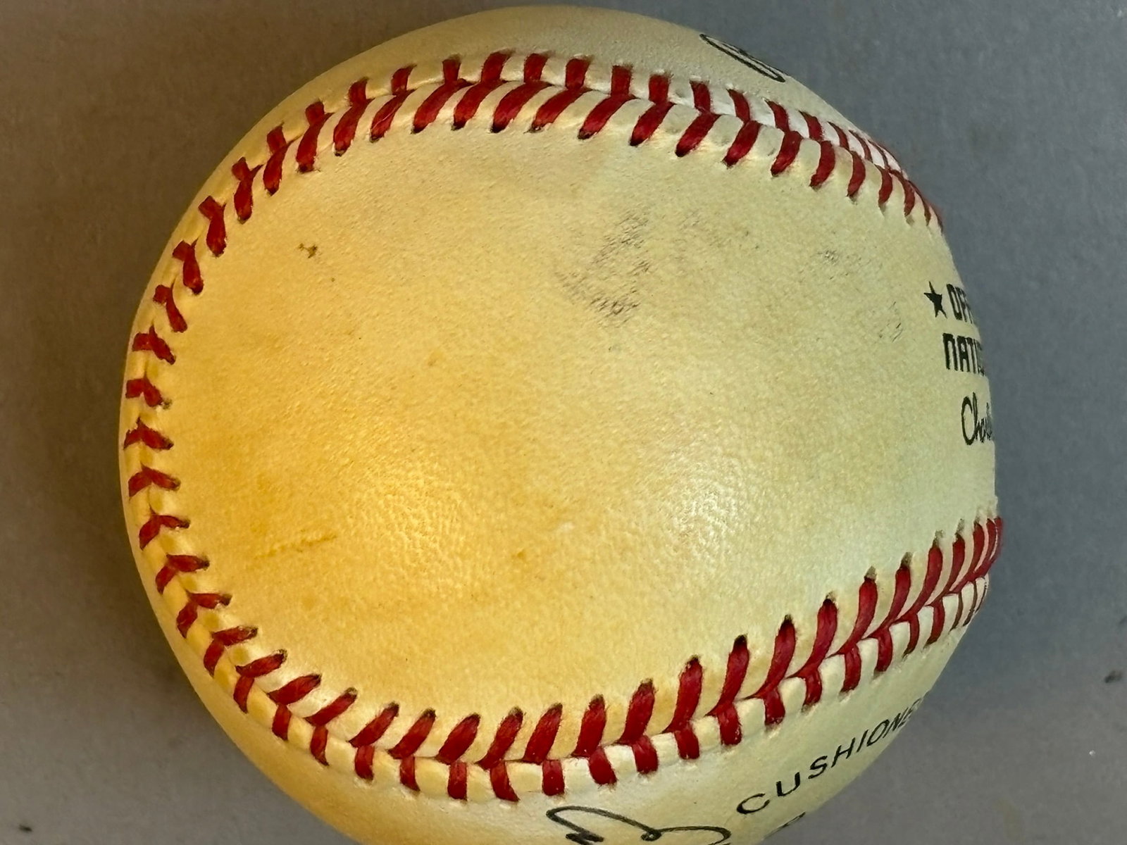 Enos Slaughter Single Signed Rawlings ONL Baseball - 6