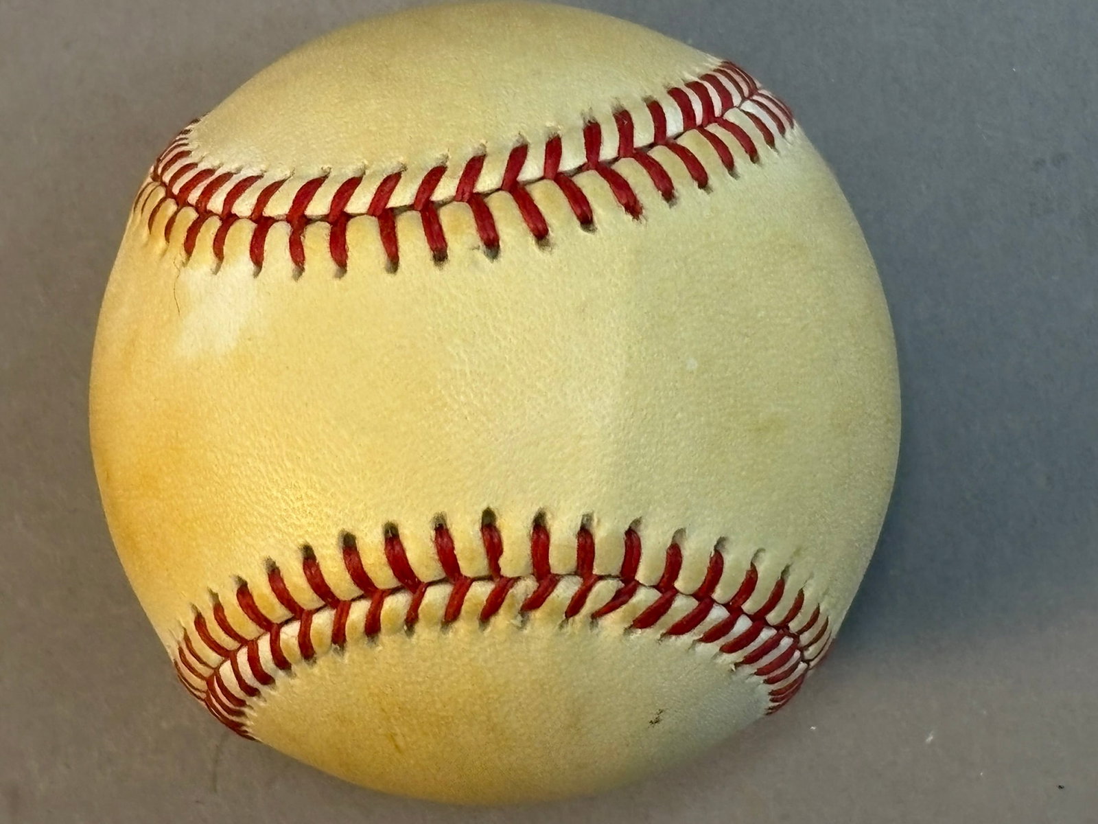 Enos Slaughter Single Signed Rawlings ONL Baseball - 7