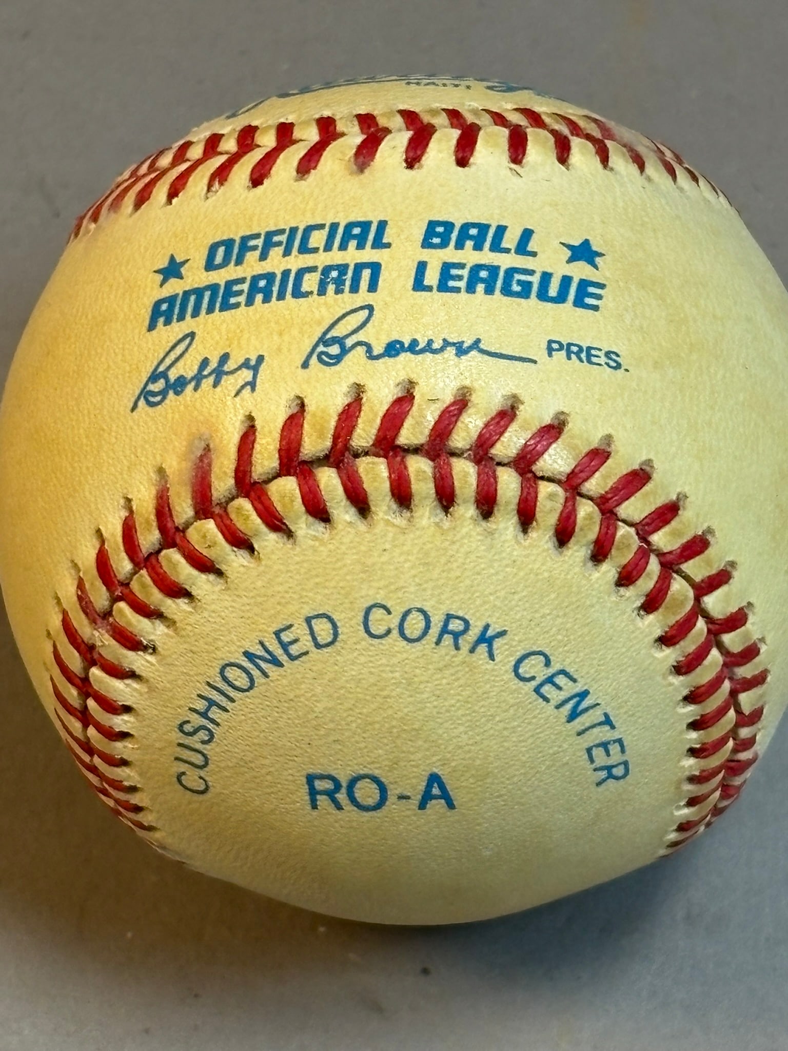 Jack Morris Single Signed Rawlings Brown Baseball - 5