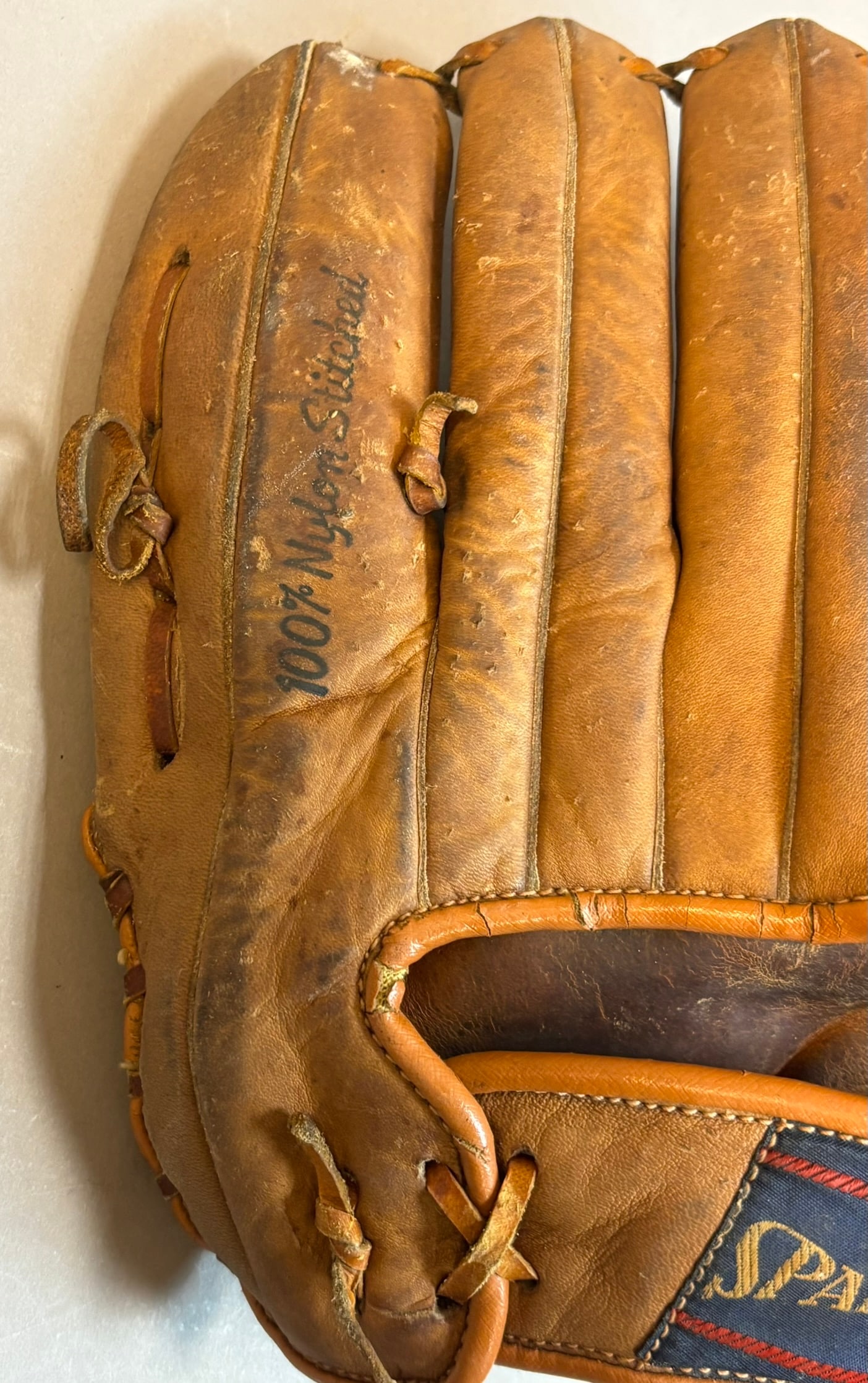 Dick McAuliffe Spalding Model Signed Baseball Mitt - 8
