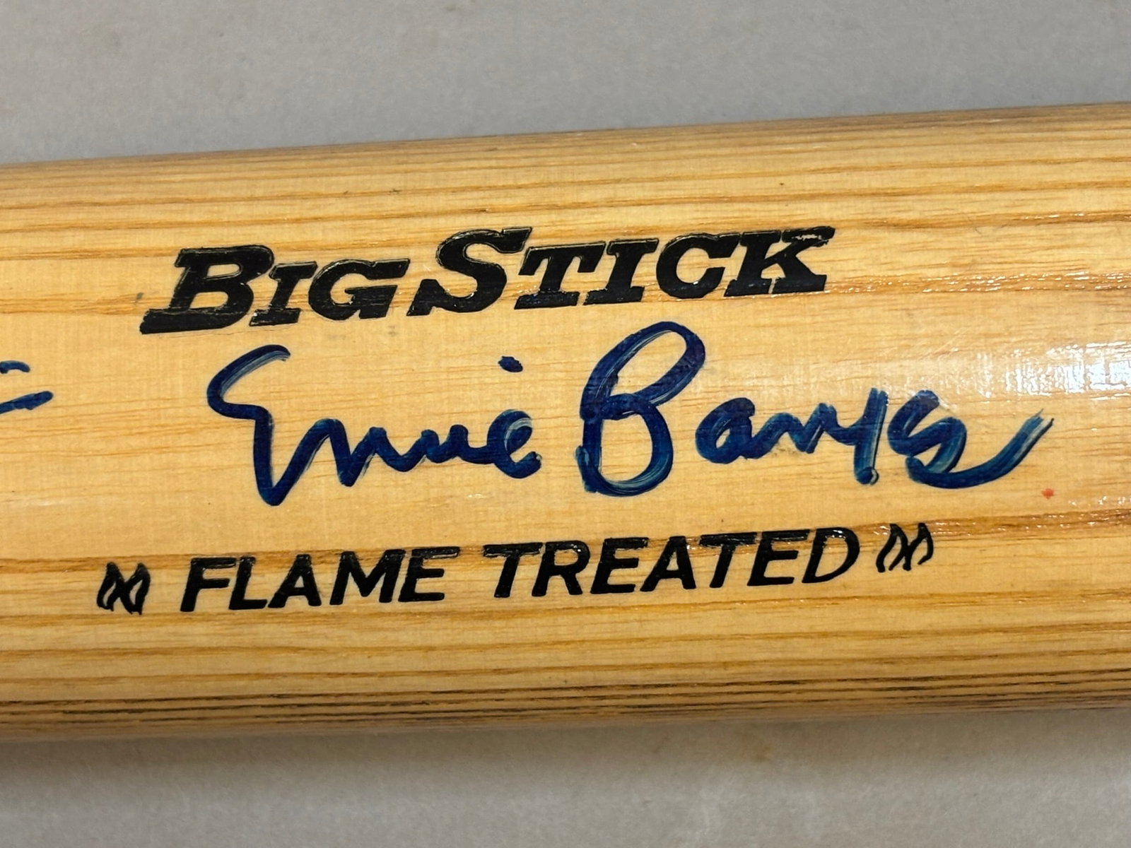 Billy Williams & Ernie Banks Signed Adirondack Bat: 33.5" long & 30 ounces.