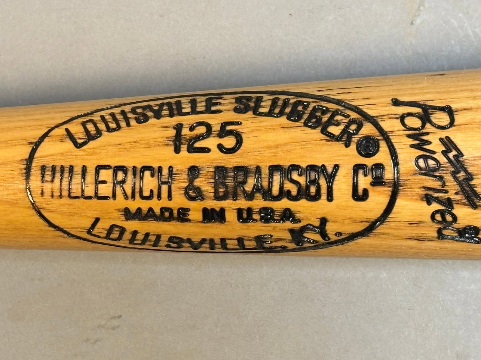 George Kell H&B Model 125 Signed 34" Baseball Bat - 5