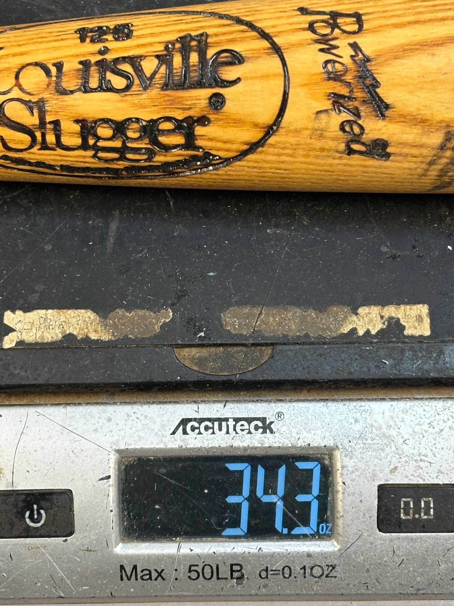 George Kell Signed Game Used M110 Baseball Bat - 9