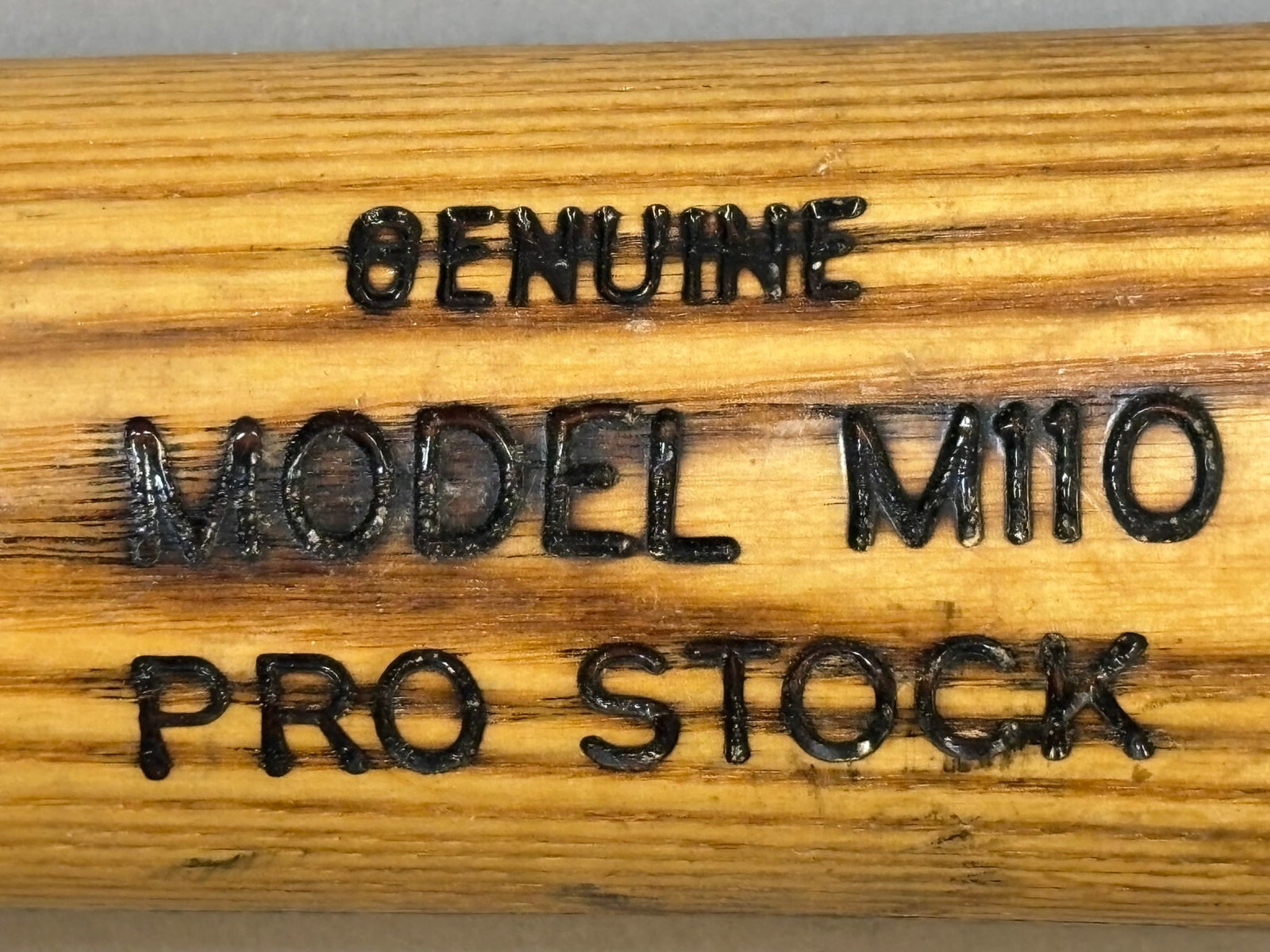 George Kell Signed Game Used M110 Baseball Bat - 3